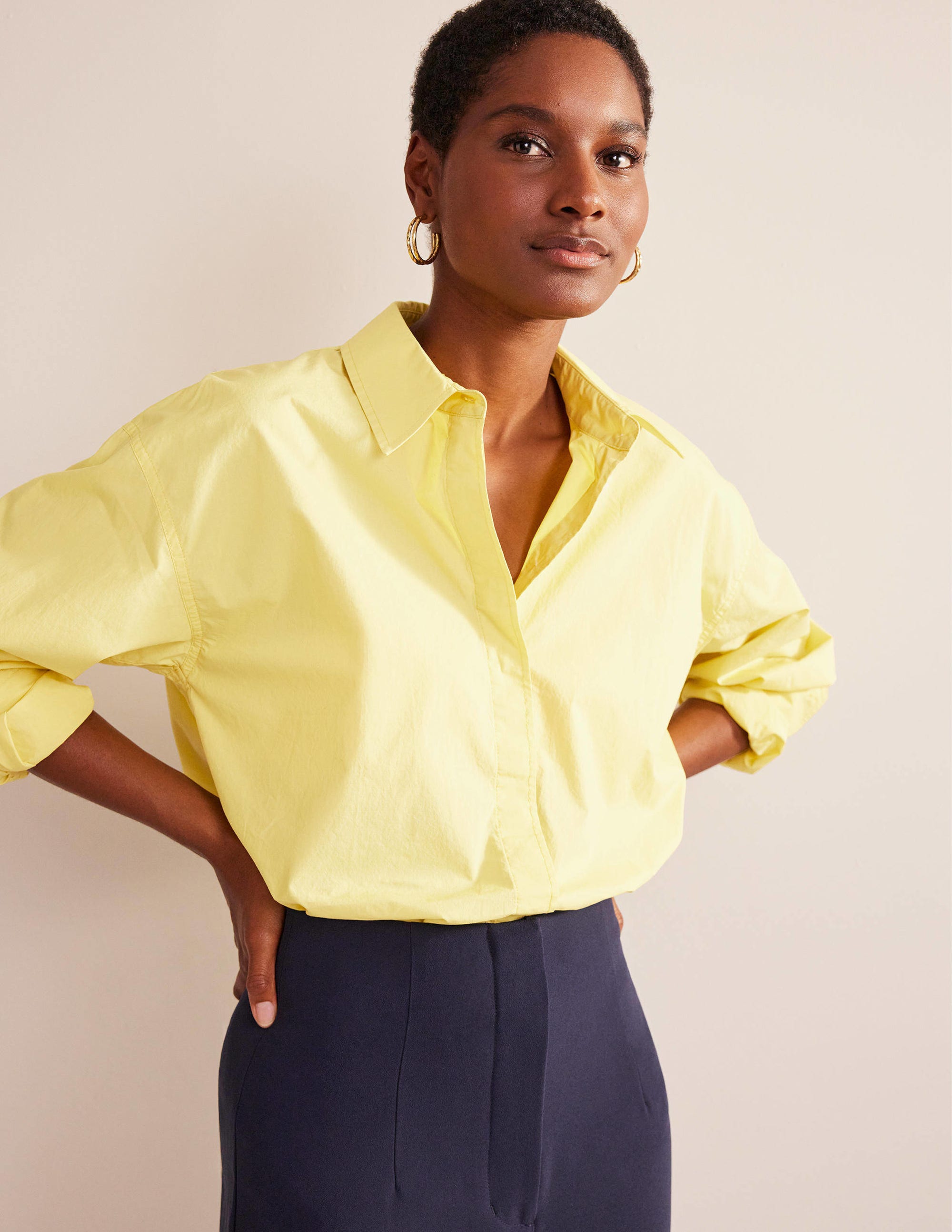 Chemise oversize en coton-Ananas - Image 1