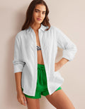 Cotton Texture Shirt-White