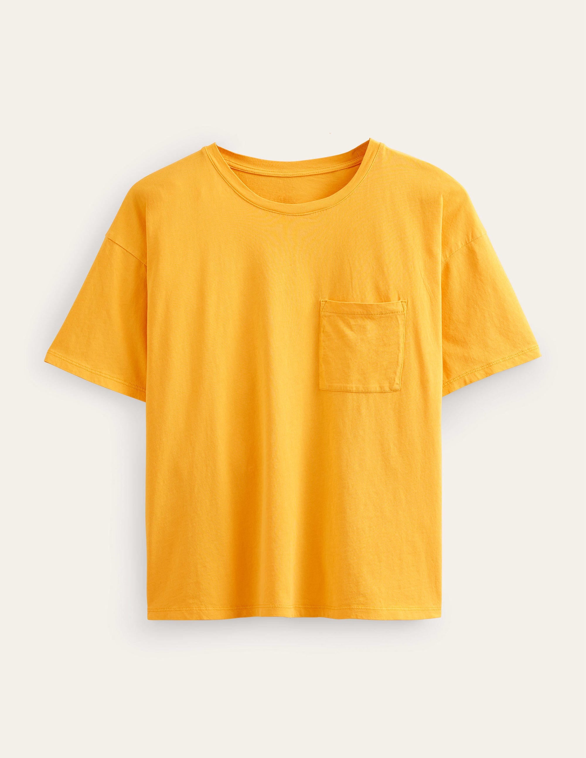 Vorgewaschenes Oversize-T-Shirt-Ringelblumengelb - Image 6