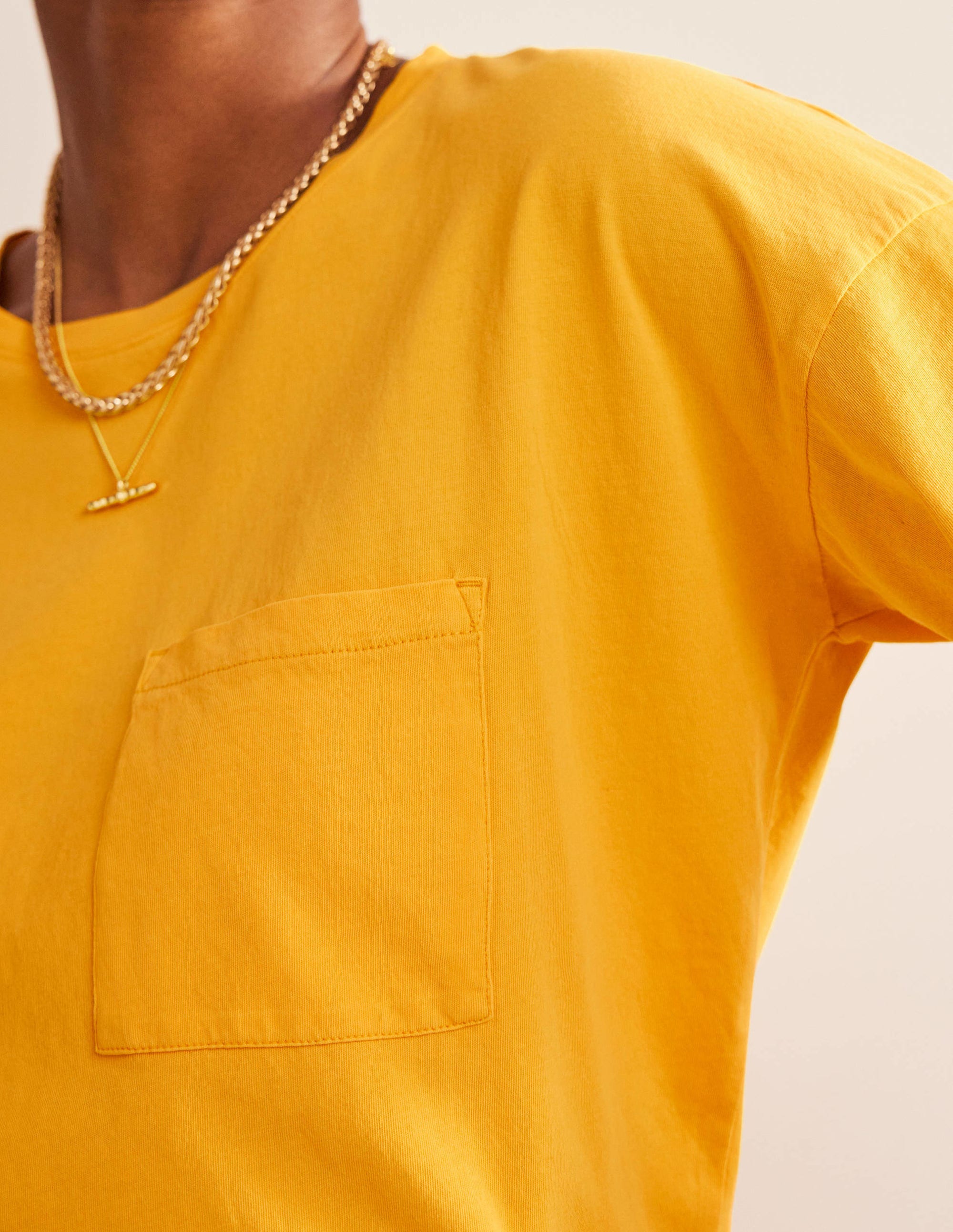 Vorgewaschenes Oversize-T-Shirt-Ringelblumengelb - Image 2