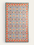 Gemusterter Modalschal-Geometrisches Gobelinmuster