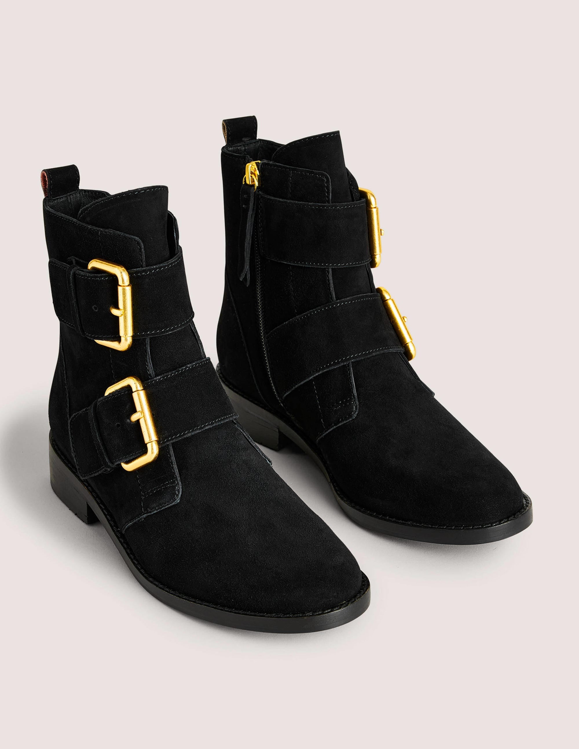 Stiefeletten mit Doppelschnalle-Schwarz - Image 2