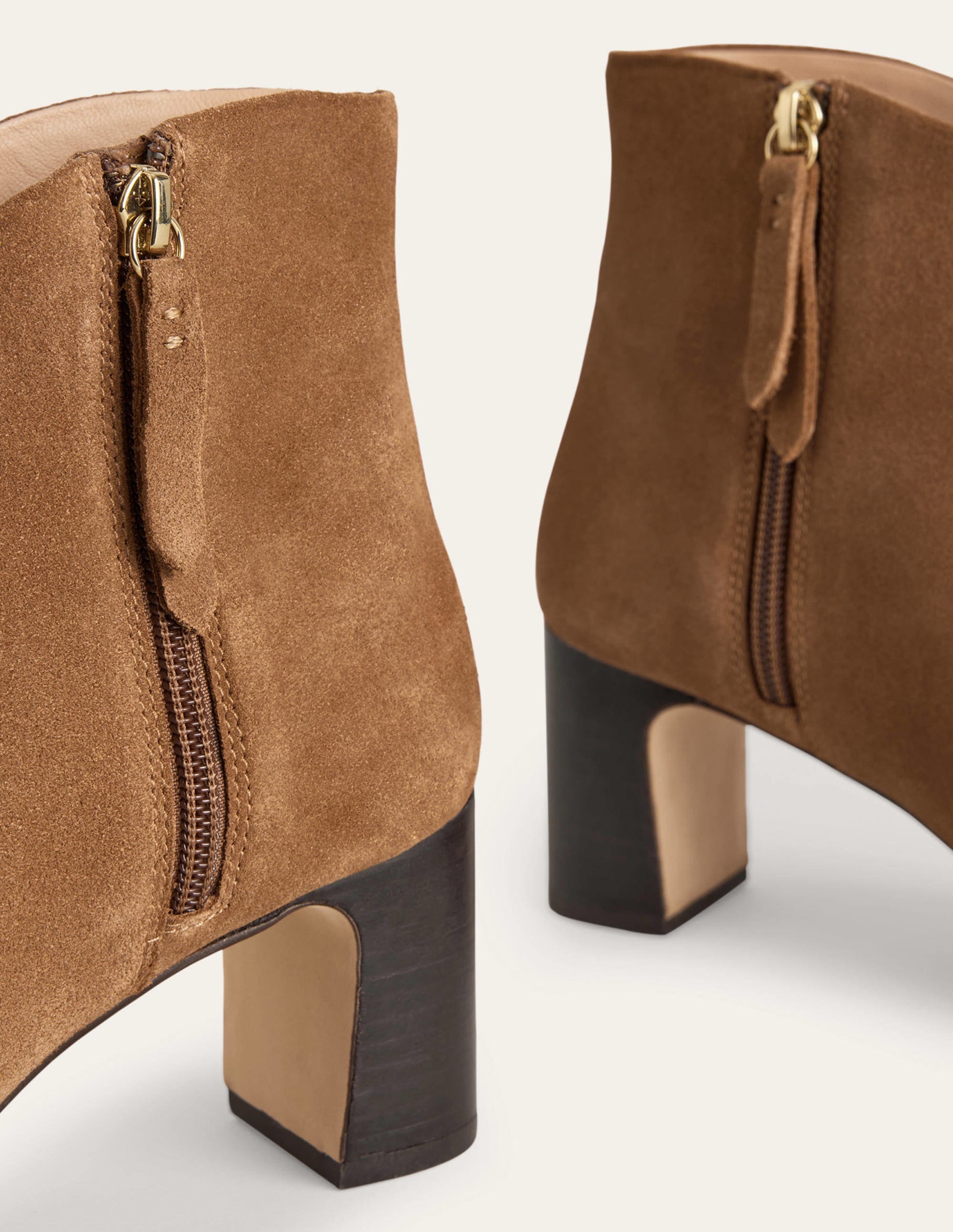 Bottines en daim-Mordoré - Image 4