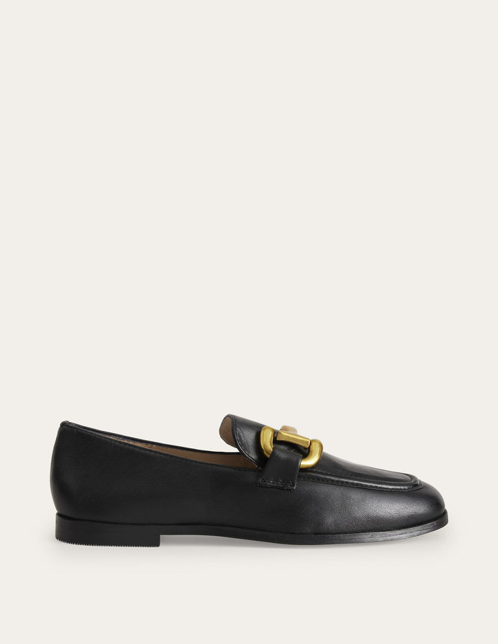 Iris Loafer mit Trensendetail-Schwarz