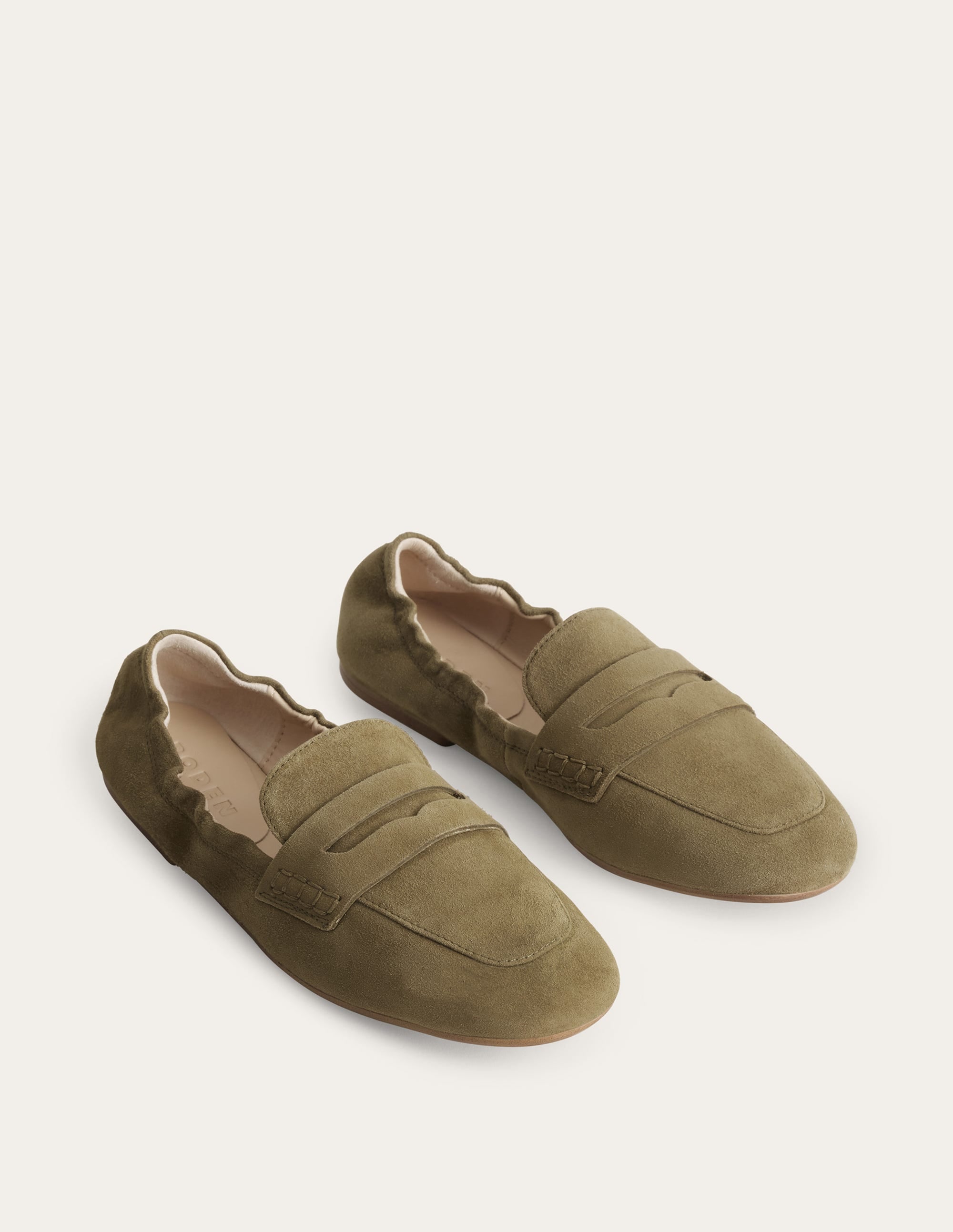 Loafer mit flexibler Sohle-Dunkles Olivgrün - Image 2