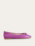 Kitty Ballerinas mit flexibler Sohle-Dunkles Magenta
