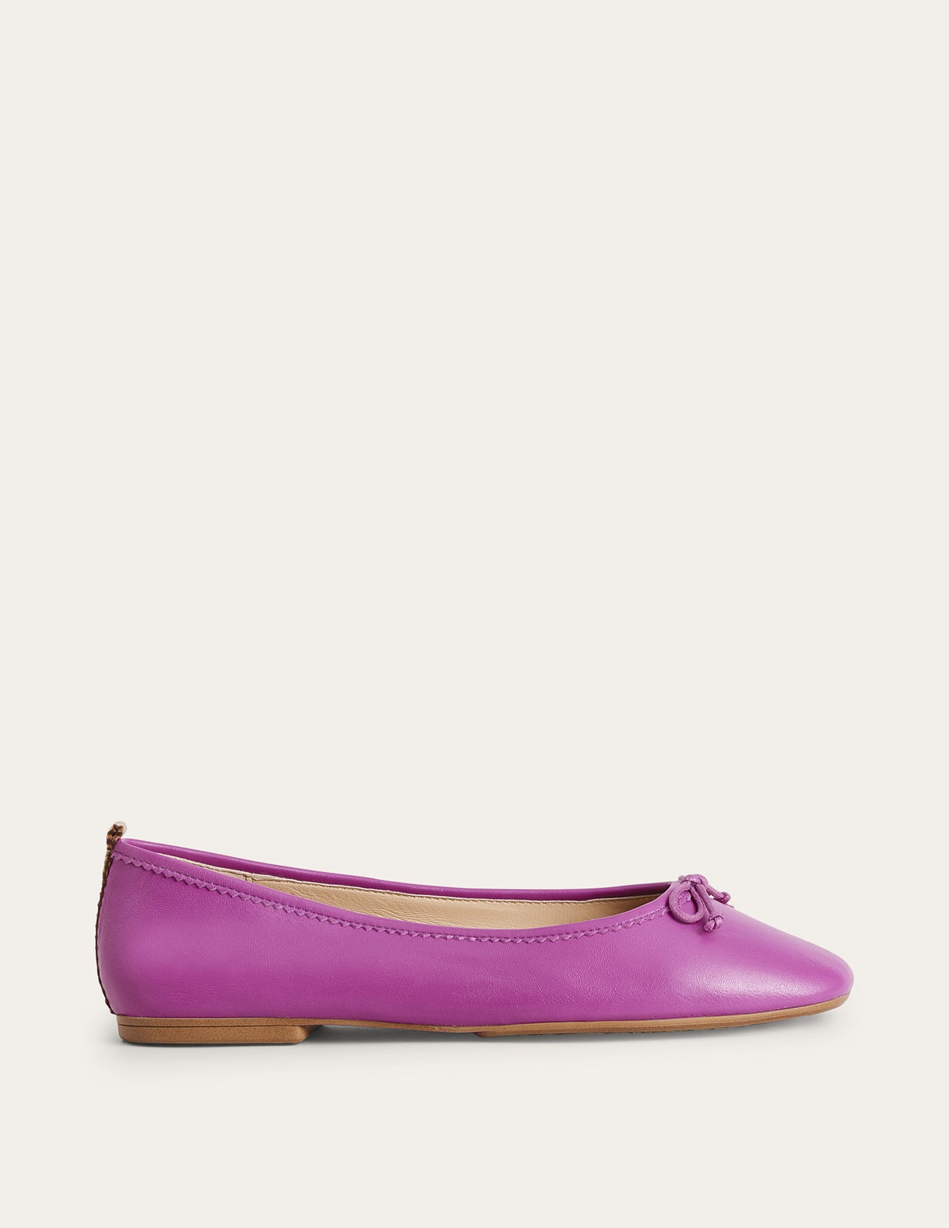 Kitty Ballerinas mit flexibler Sohle-Dunkles Magenta-1