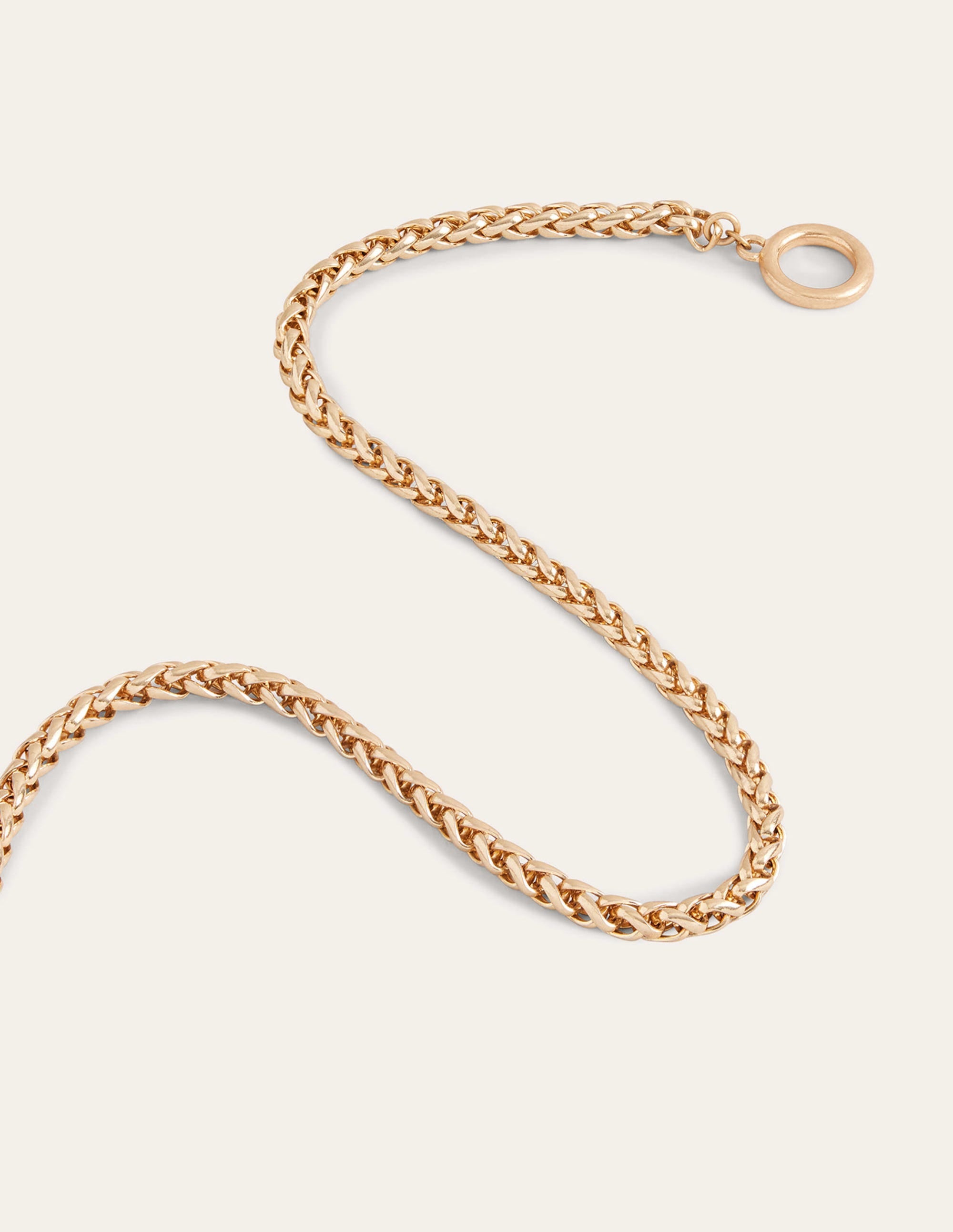 Collier chaîne avec fermoir en T-Doré - Image 2
