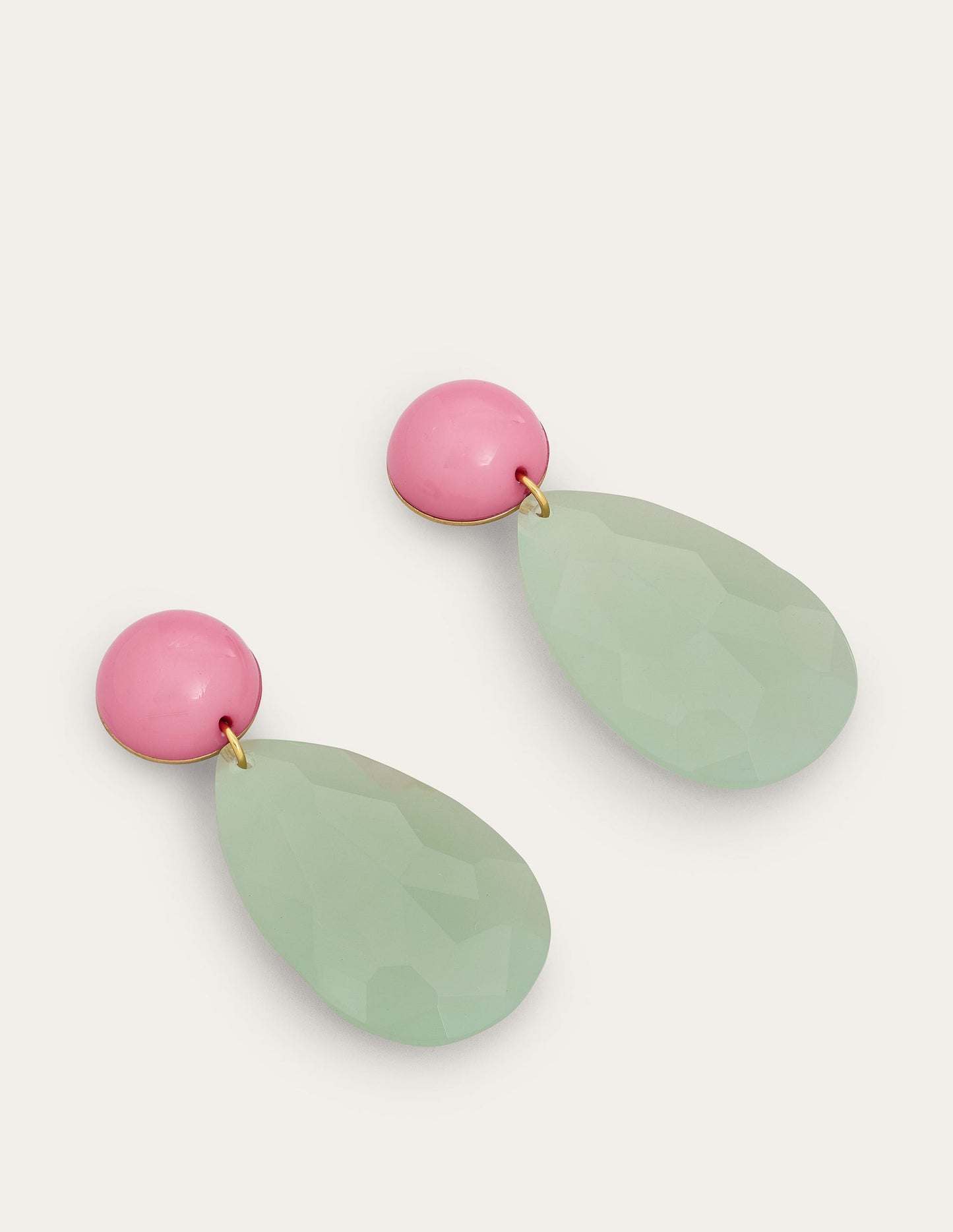 Pendants d'oreilles en résine-Turquoise