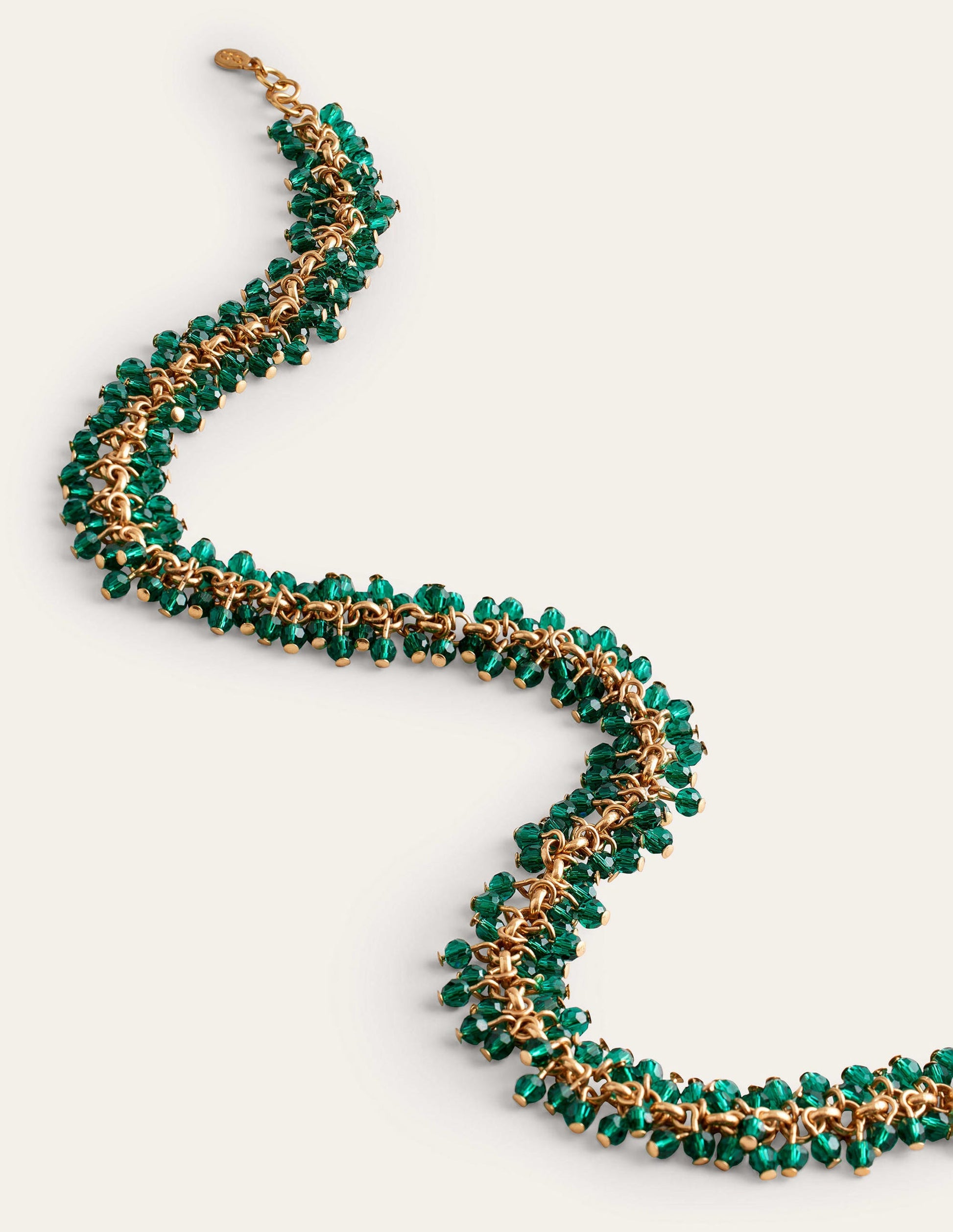 Collier en perles-Vert-3
