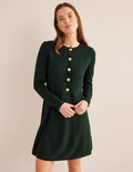 Relaxed Knitted Mini Dress-Cavolo Nero
