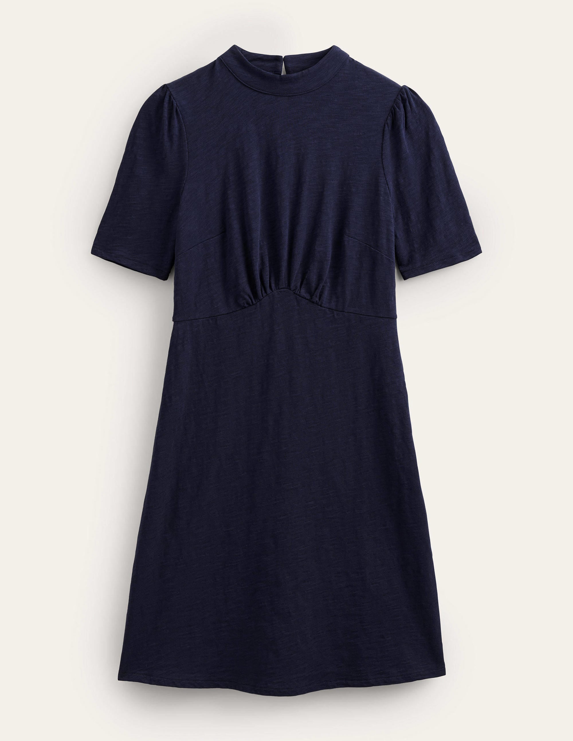 Jersey-Minikleid-Marineblau - Image 5