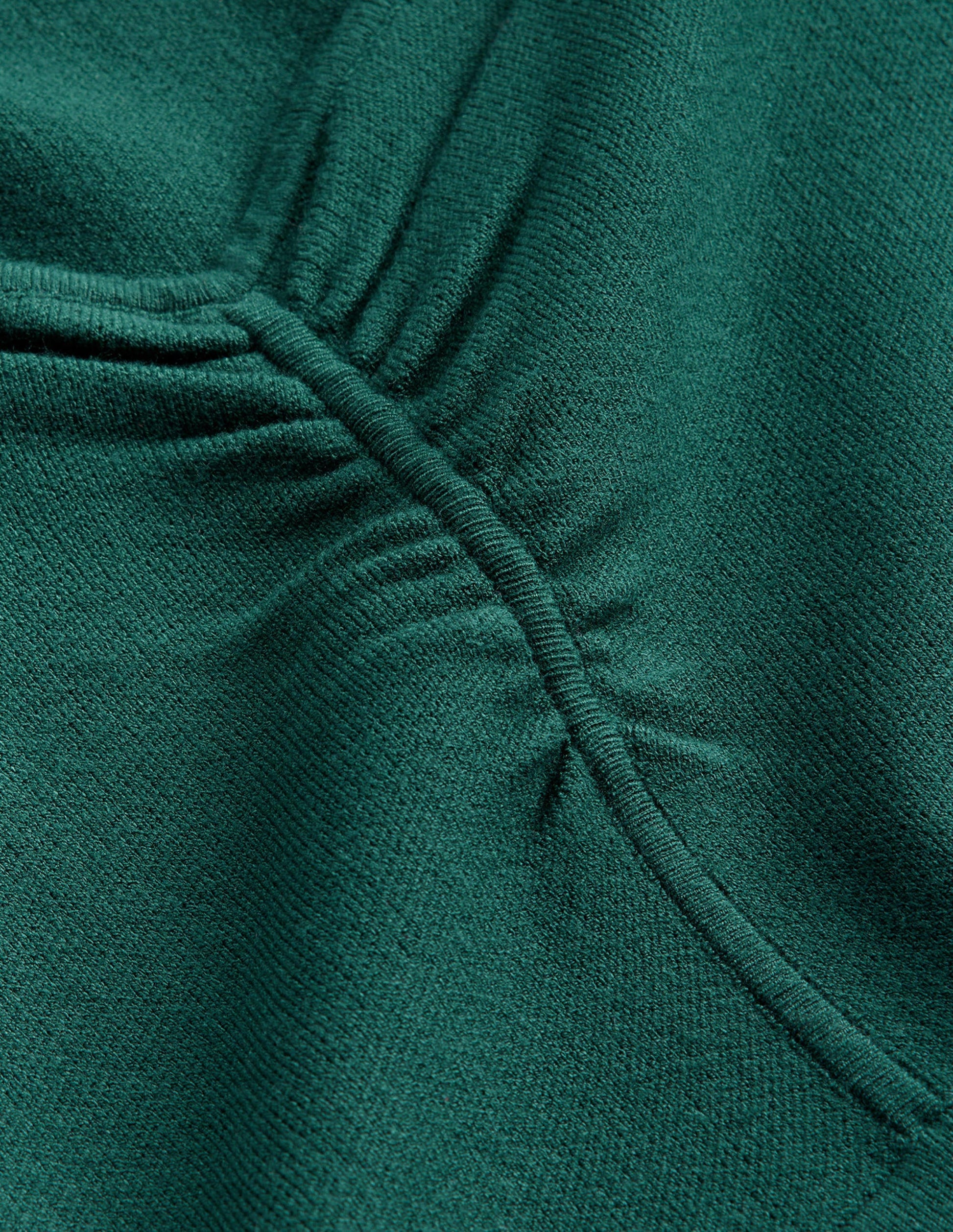 Midikleid mit Herzausschnitt-Dunkles Smaragdgrün-7