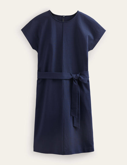 Tara T-Shirt-Kleid aus Jersey-Marineblau
