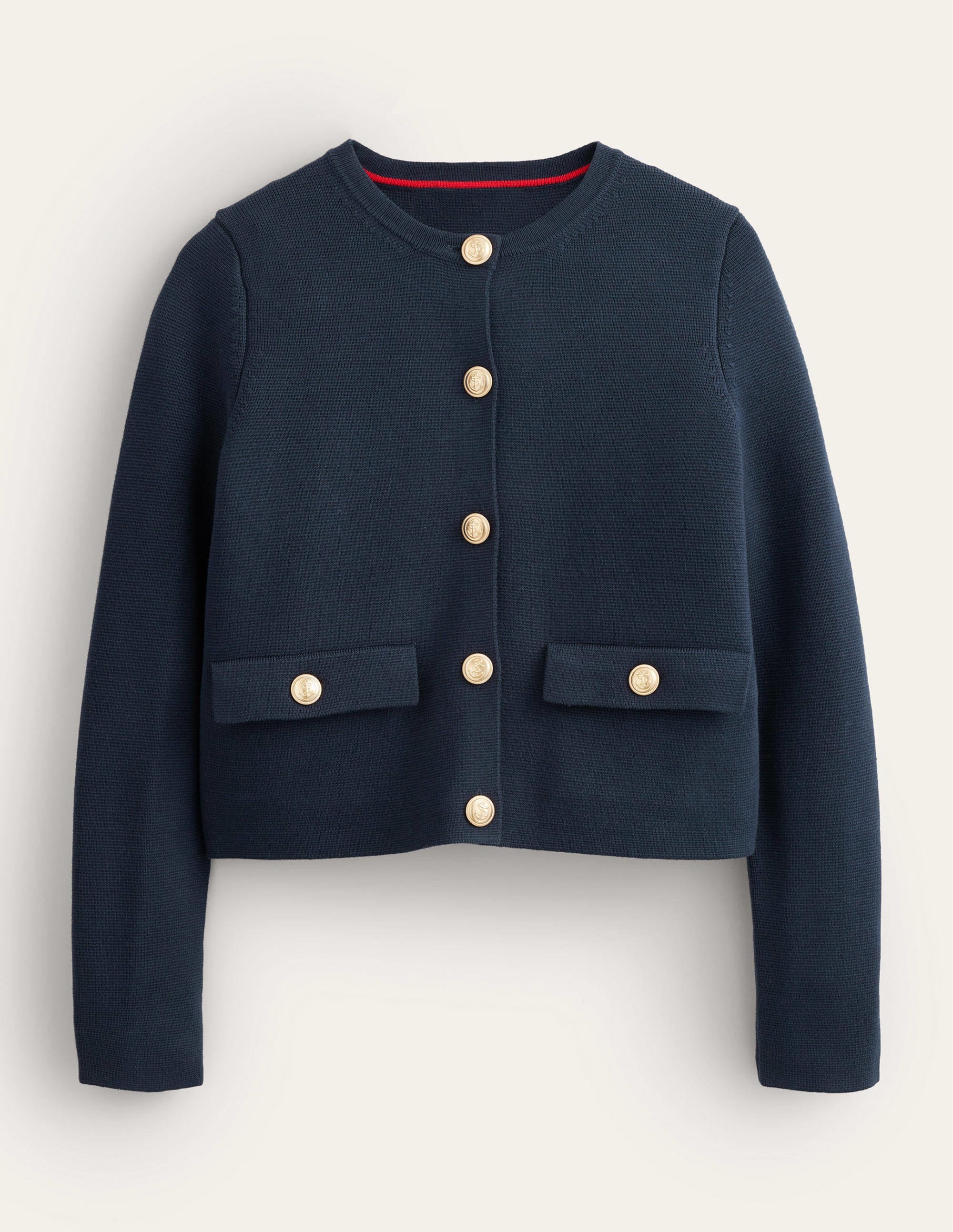 Veste Holly en maille-Bleu marine - Image 5