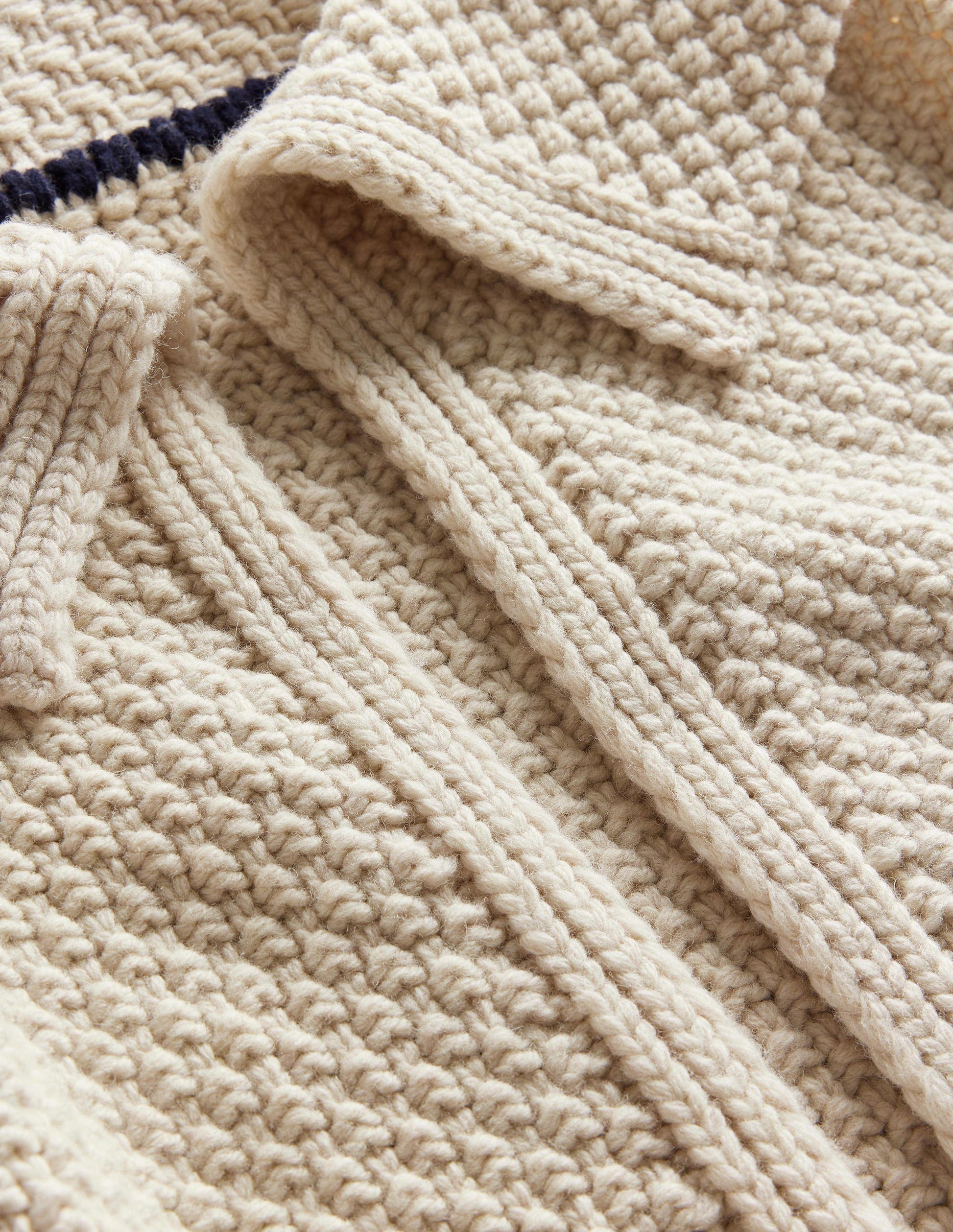 Manteau texturé en laine épaisse façon gilet-Peau de mouton-7