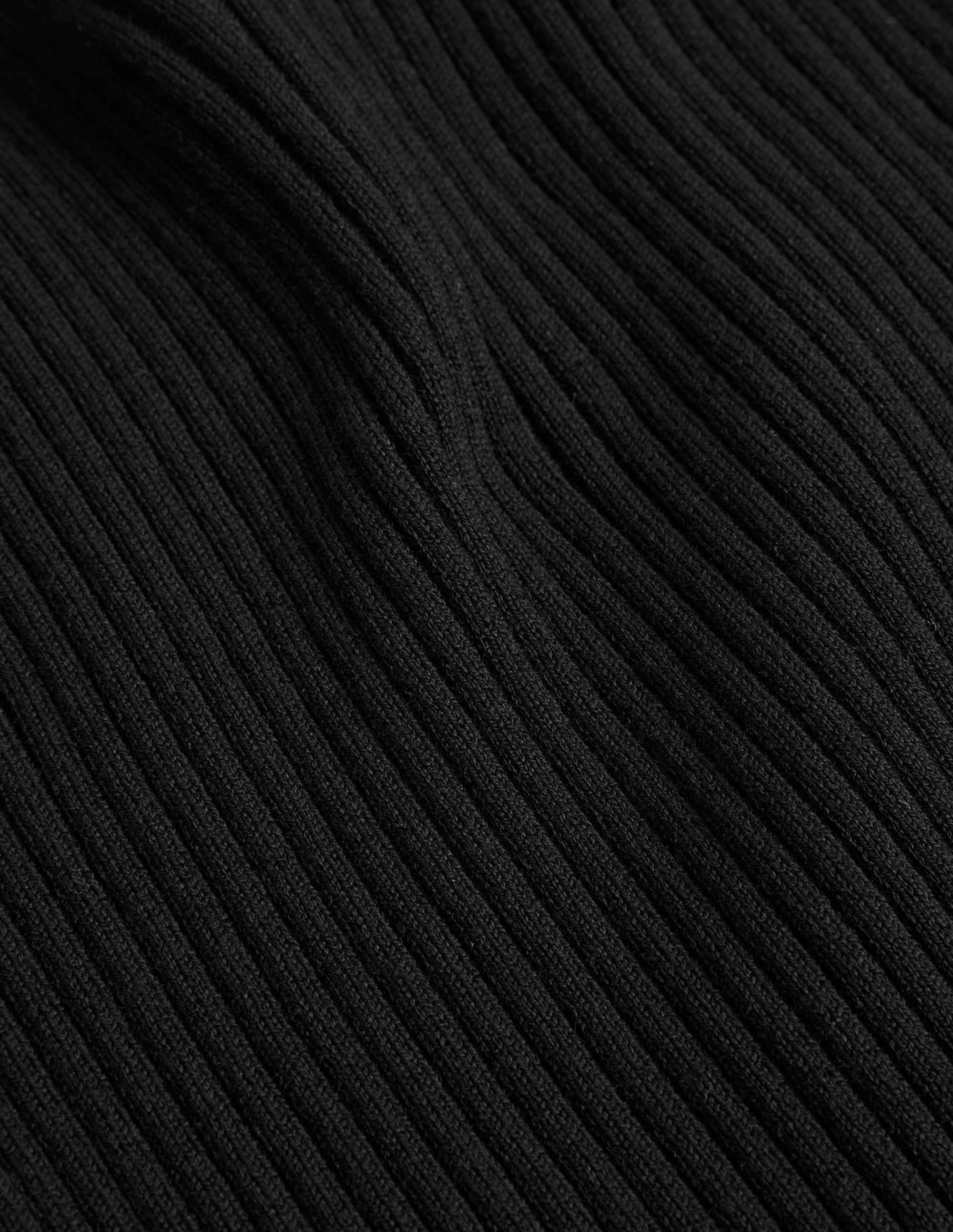 Débardeur côtelé-Noir - Image 6