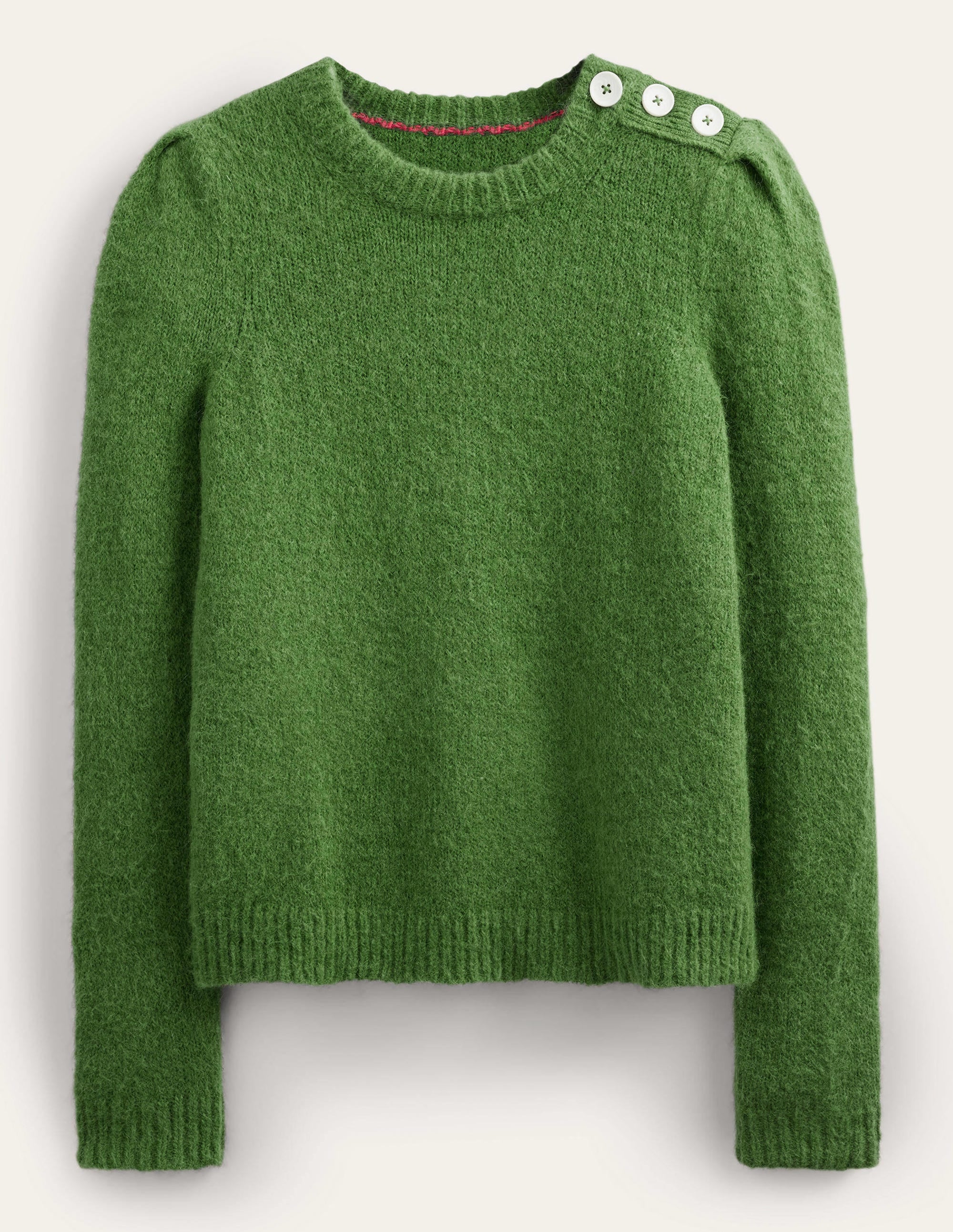 Pull avec boutons aux épaules-Fève - Image 5