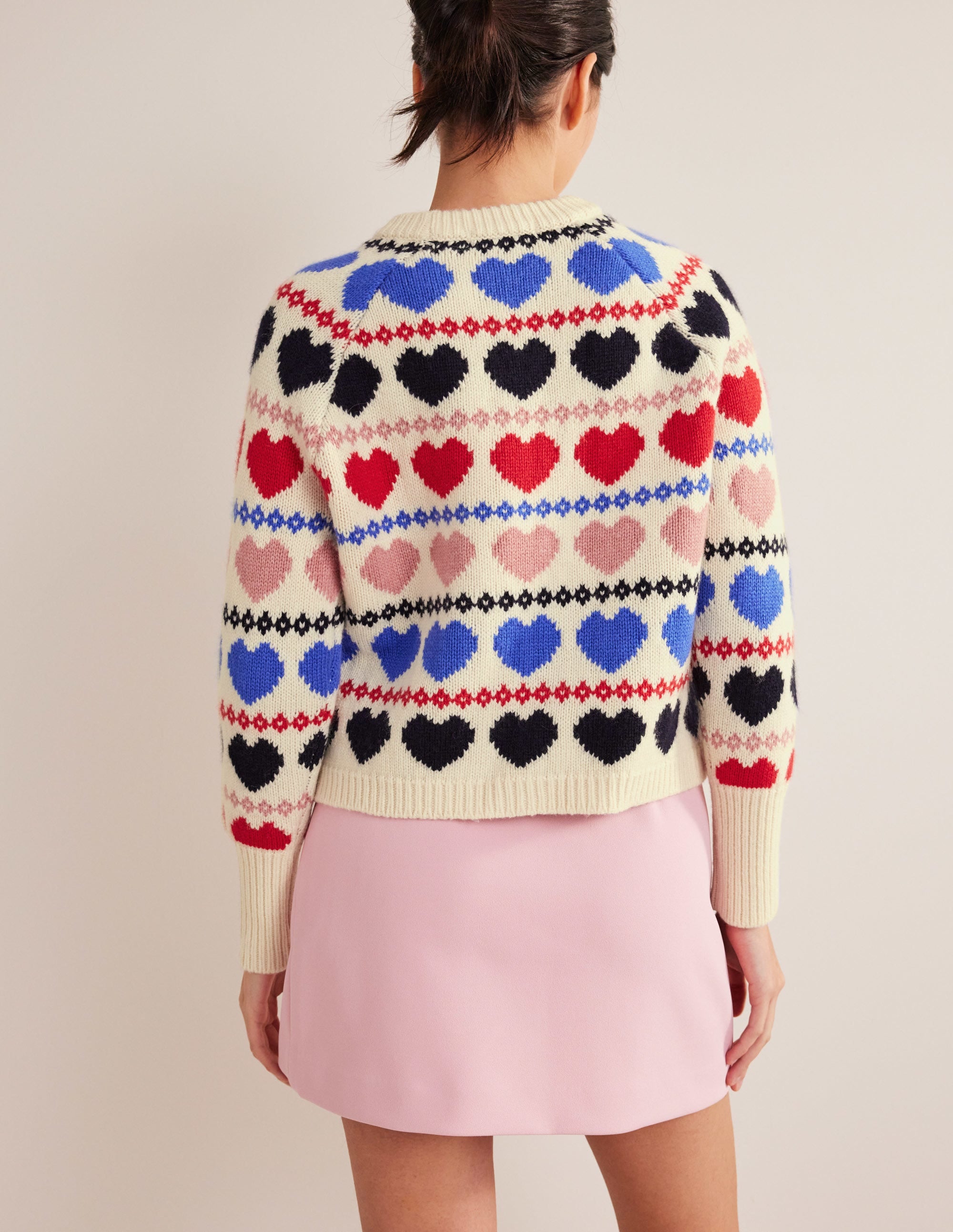 Fair-Isle-Grobstrickpullover-Naturweiß, Herz/Fair-Isle-Muster - Image 3