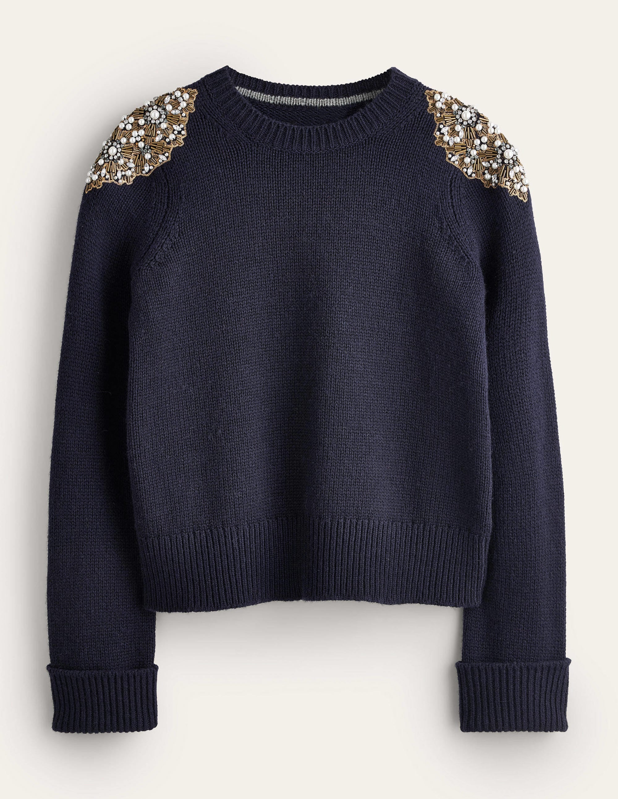 Pull ornementé-Ornement bleu marine - Image 5