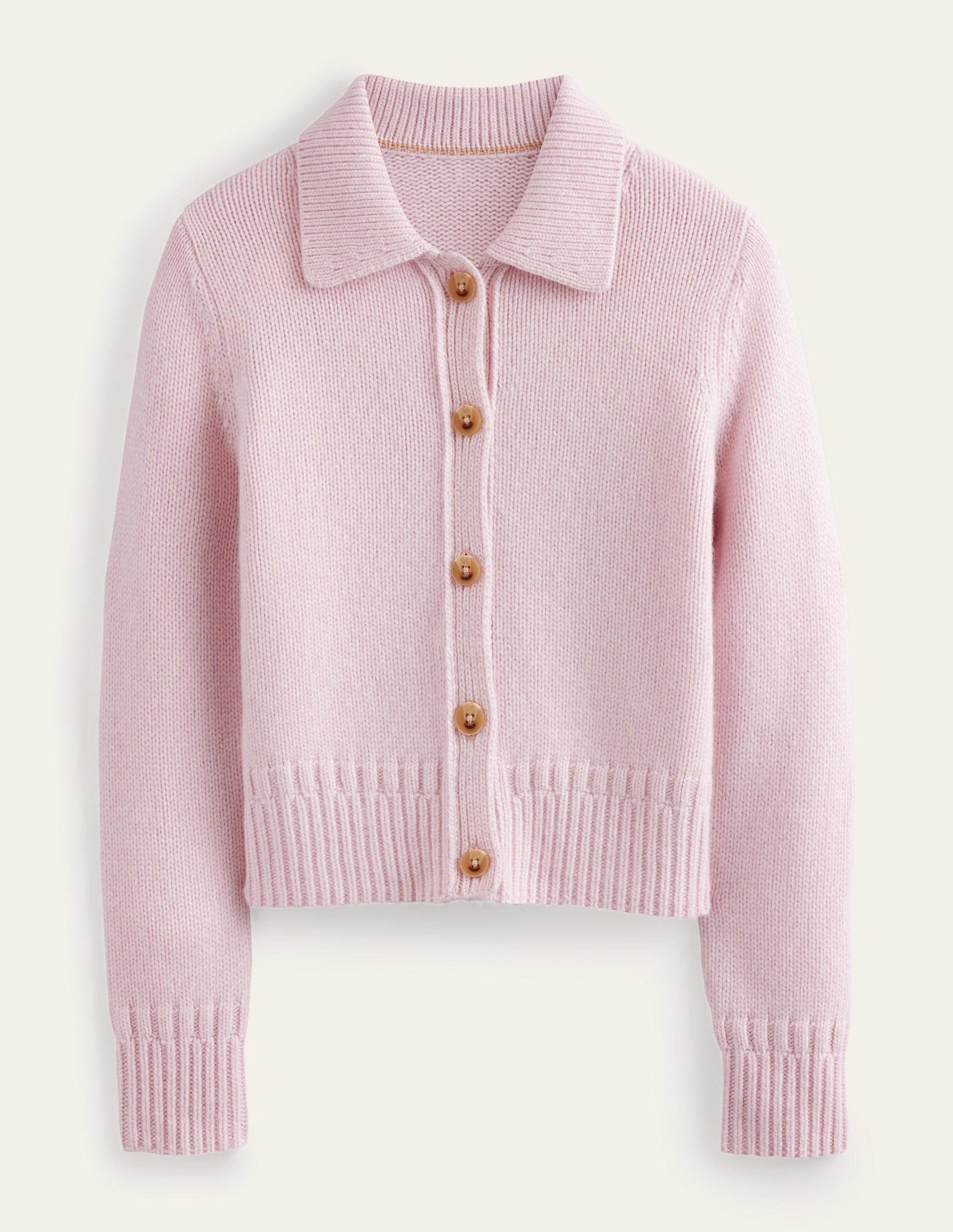 Kaschmircardigan mit Kragen-Marshmallow-6