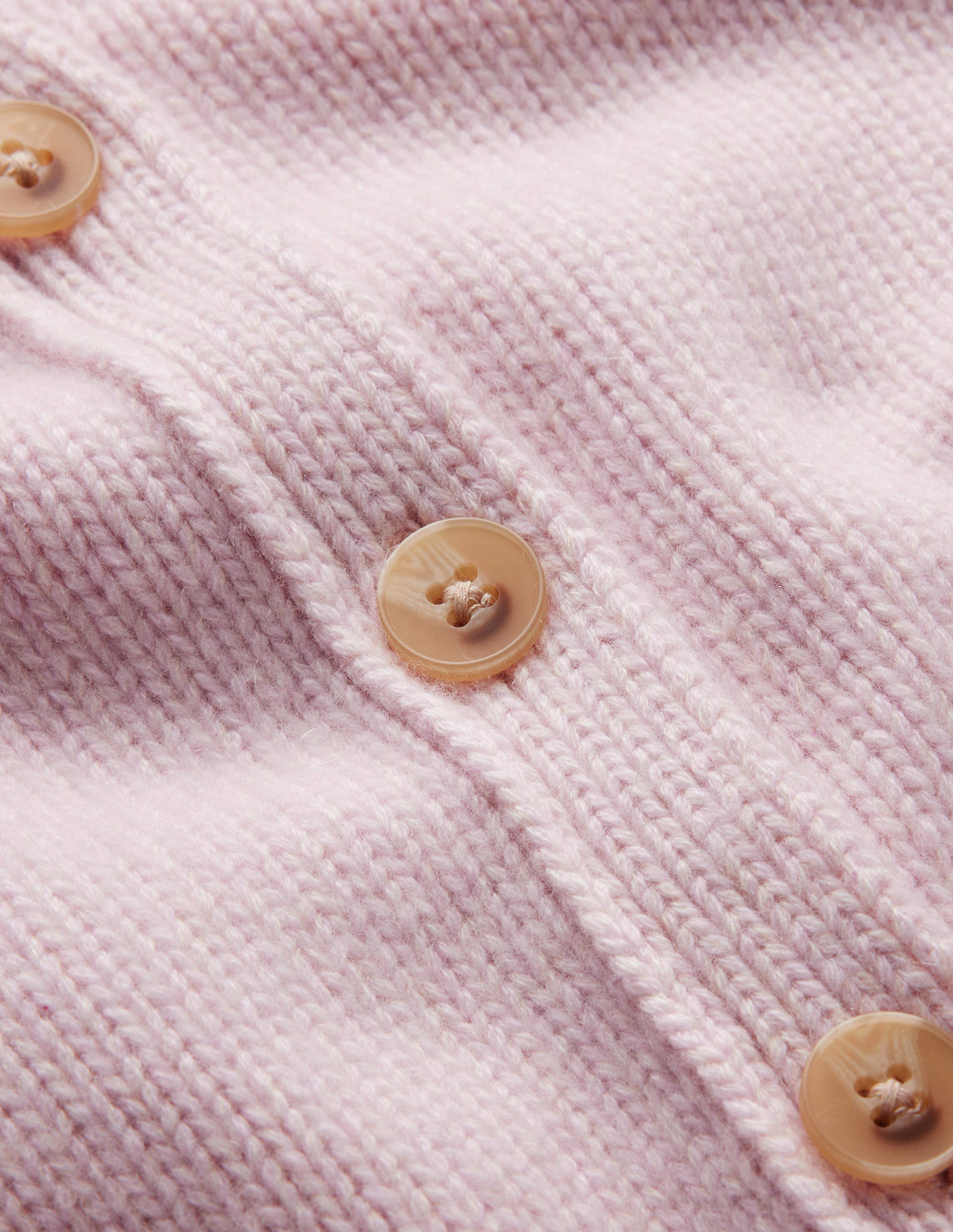 Kaschmircardigan mit Kragen-Marshmallow - Image 7