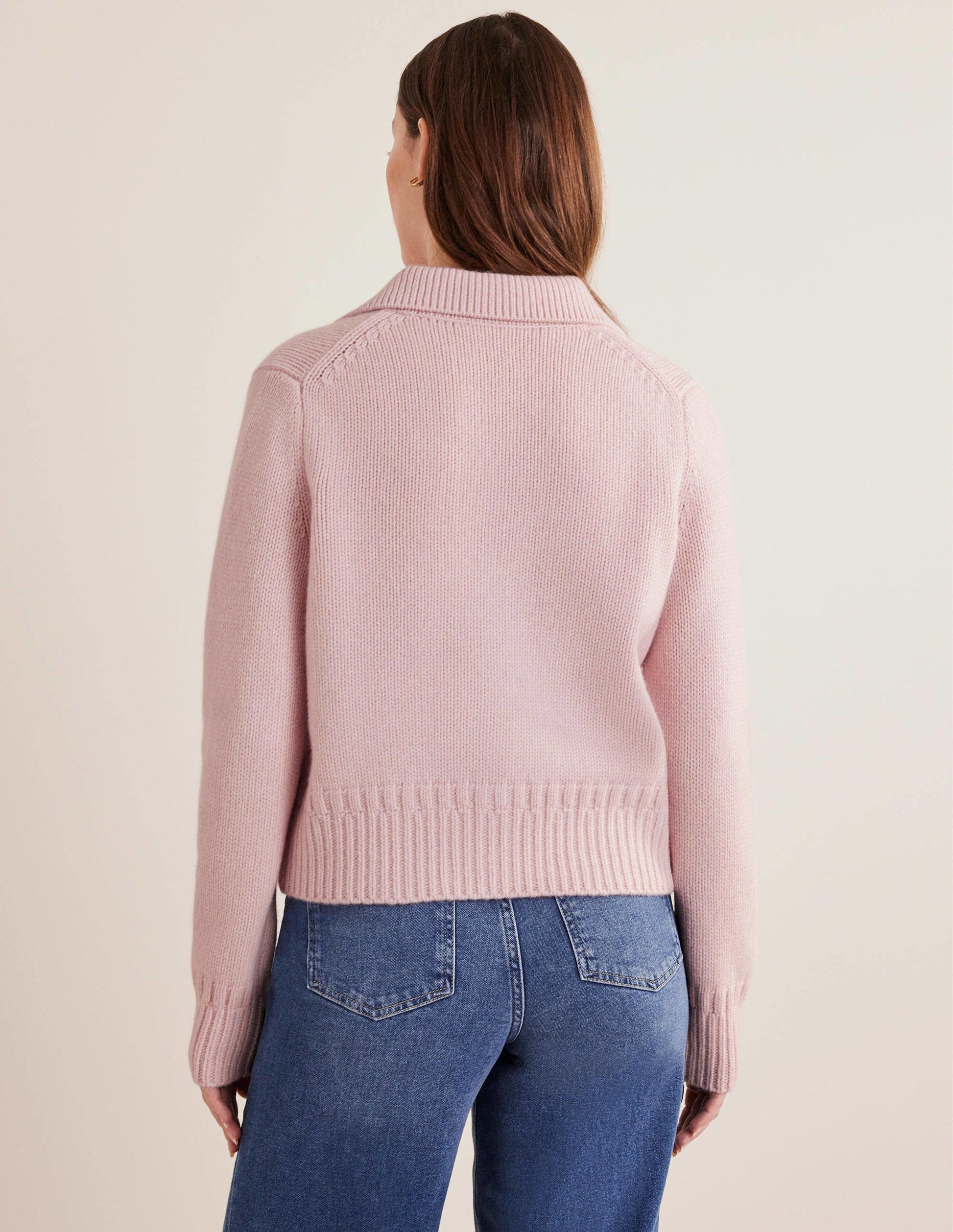 Kaschmircardigan mit Kragen-Marshmallow-3