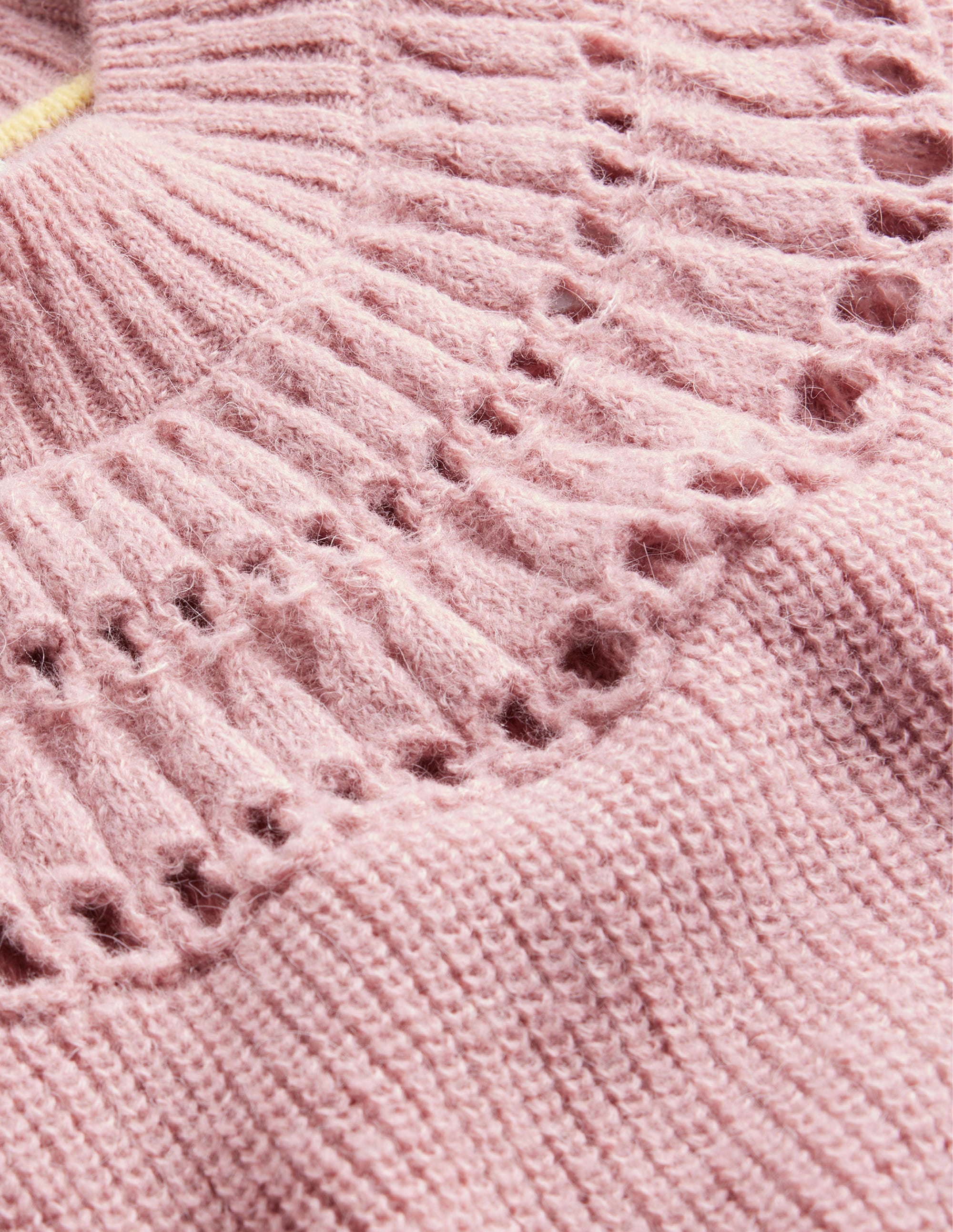 Joli pull volanté-Rose dahlia - Image 3