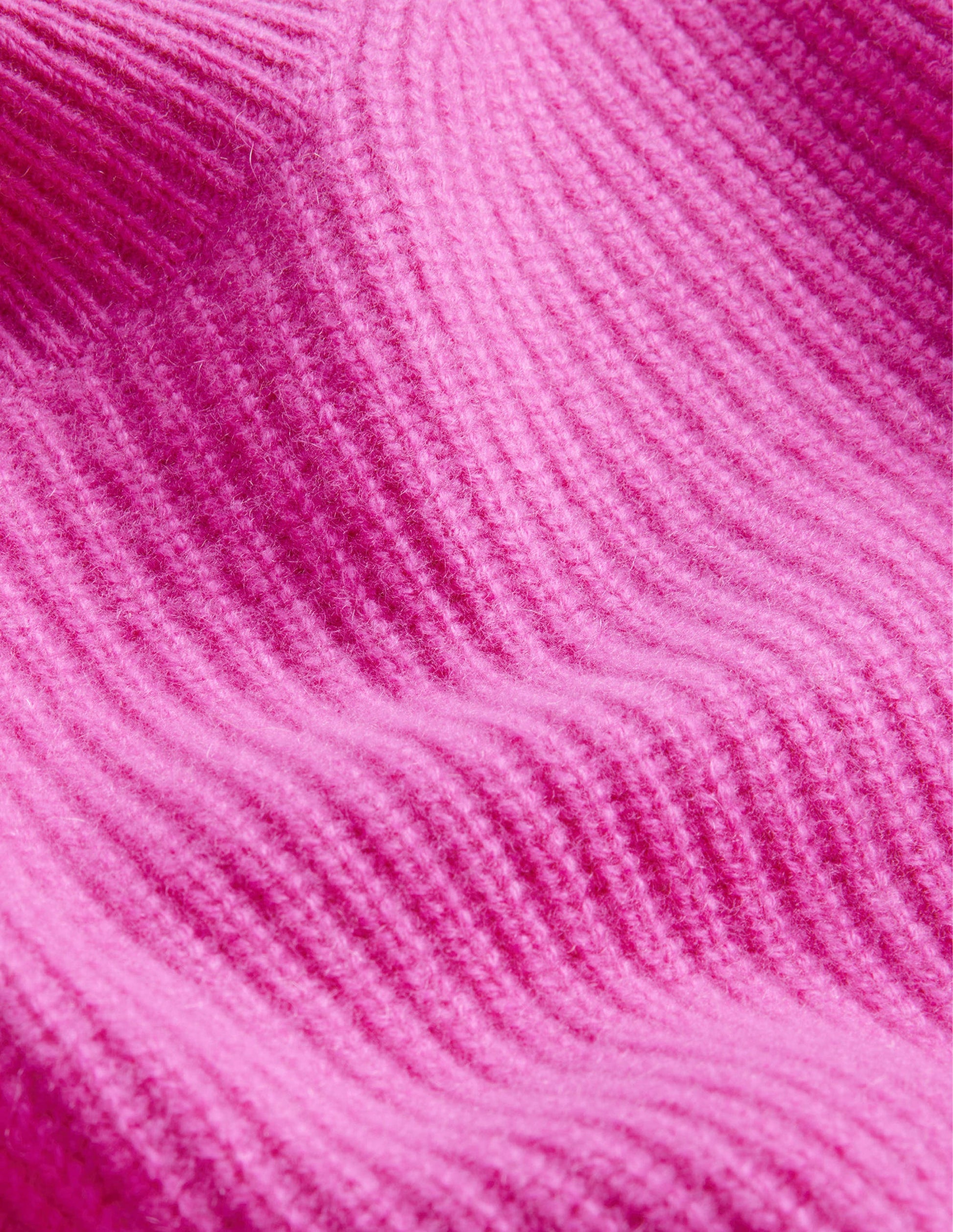 Kaschmirpullover mit Schlüssellochausschnitt-Magenta-7