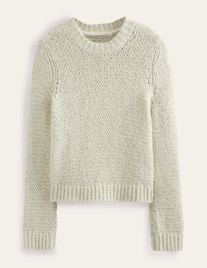 Pullover mit offenen Maschen-Saftiges Grün-6