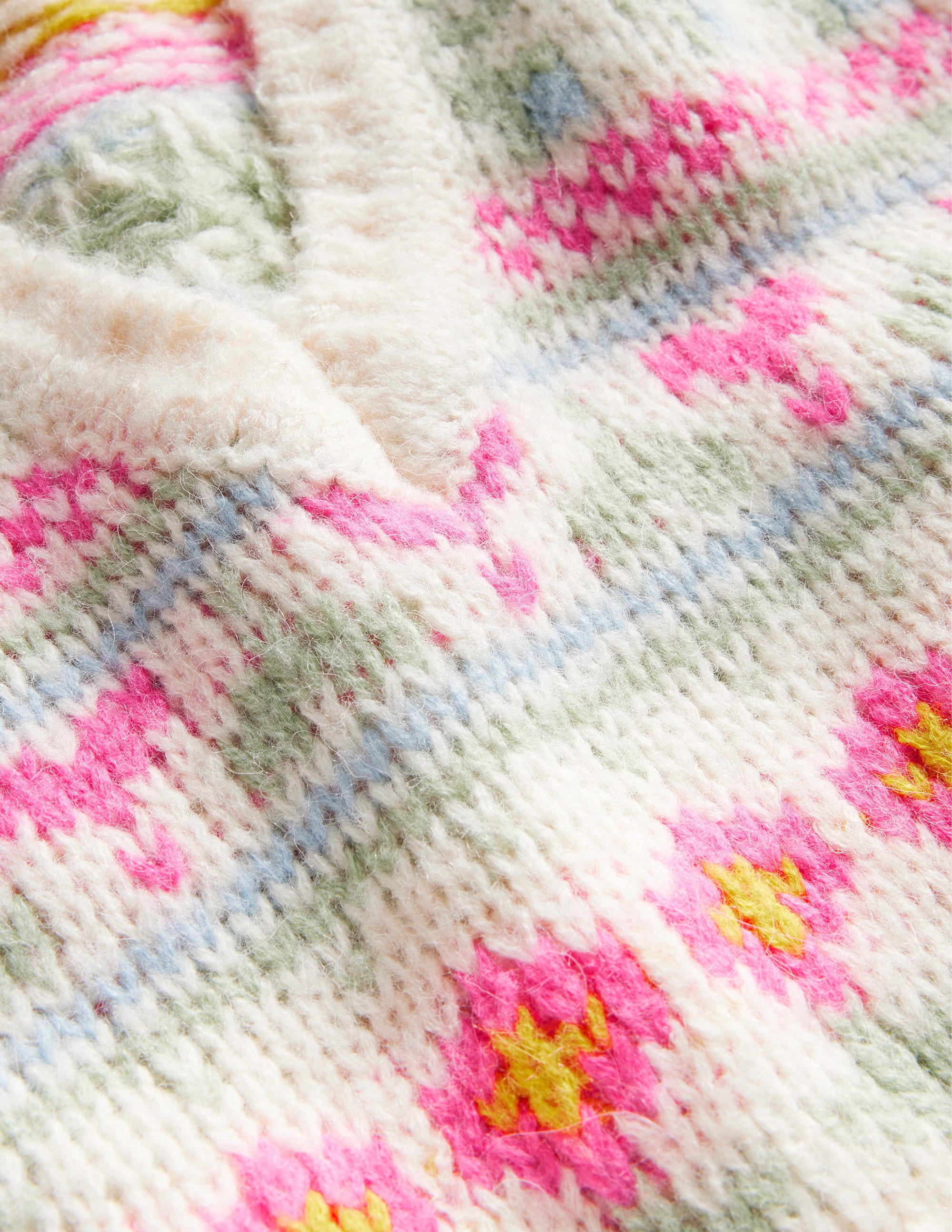 Débardeur court à motif jacquard-Ivoire, motif jacquard multi - Image 6