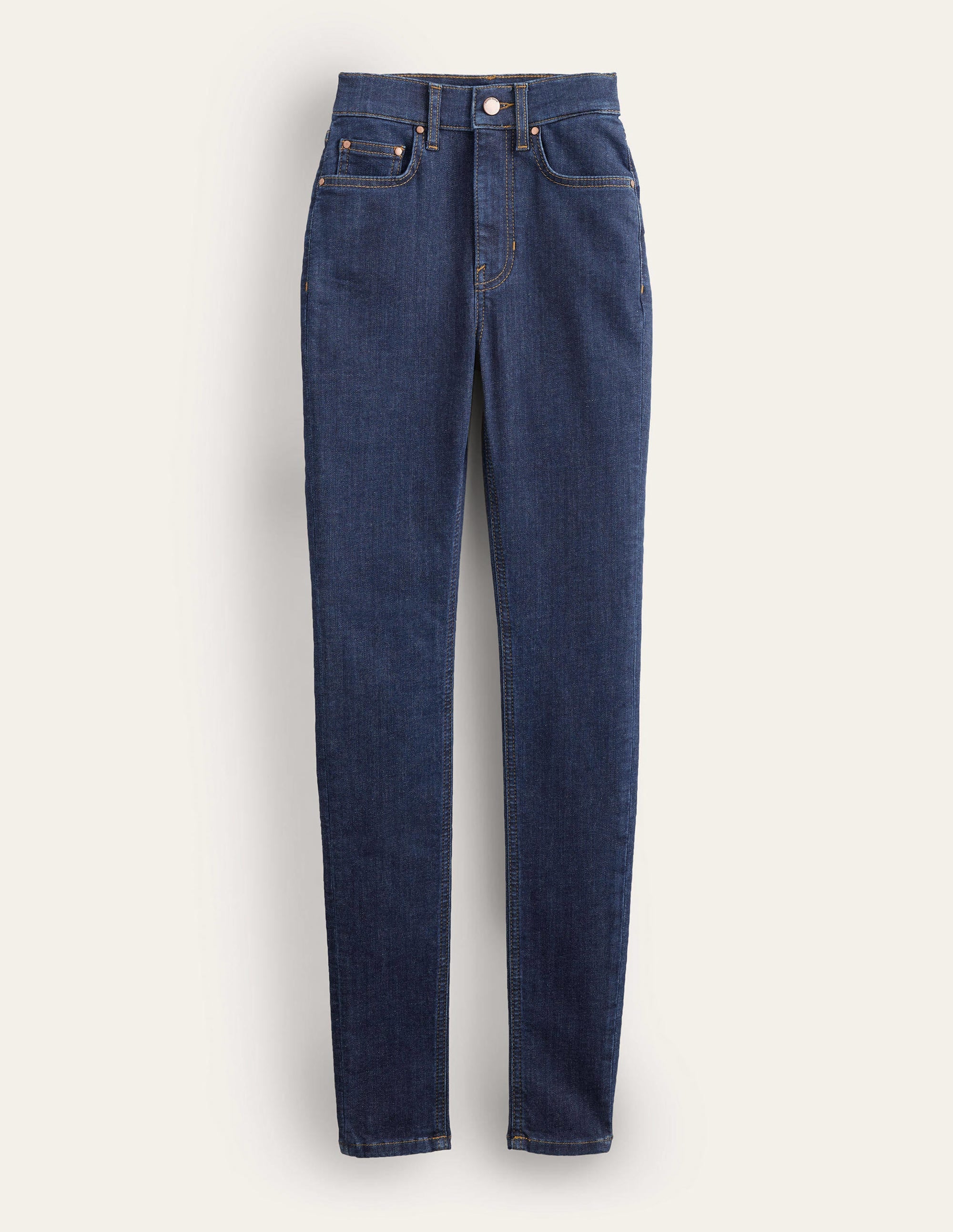 Röhrenjeans mit hohem Bund-Mittleres Vintageblau - Image 6