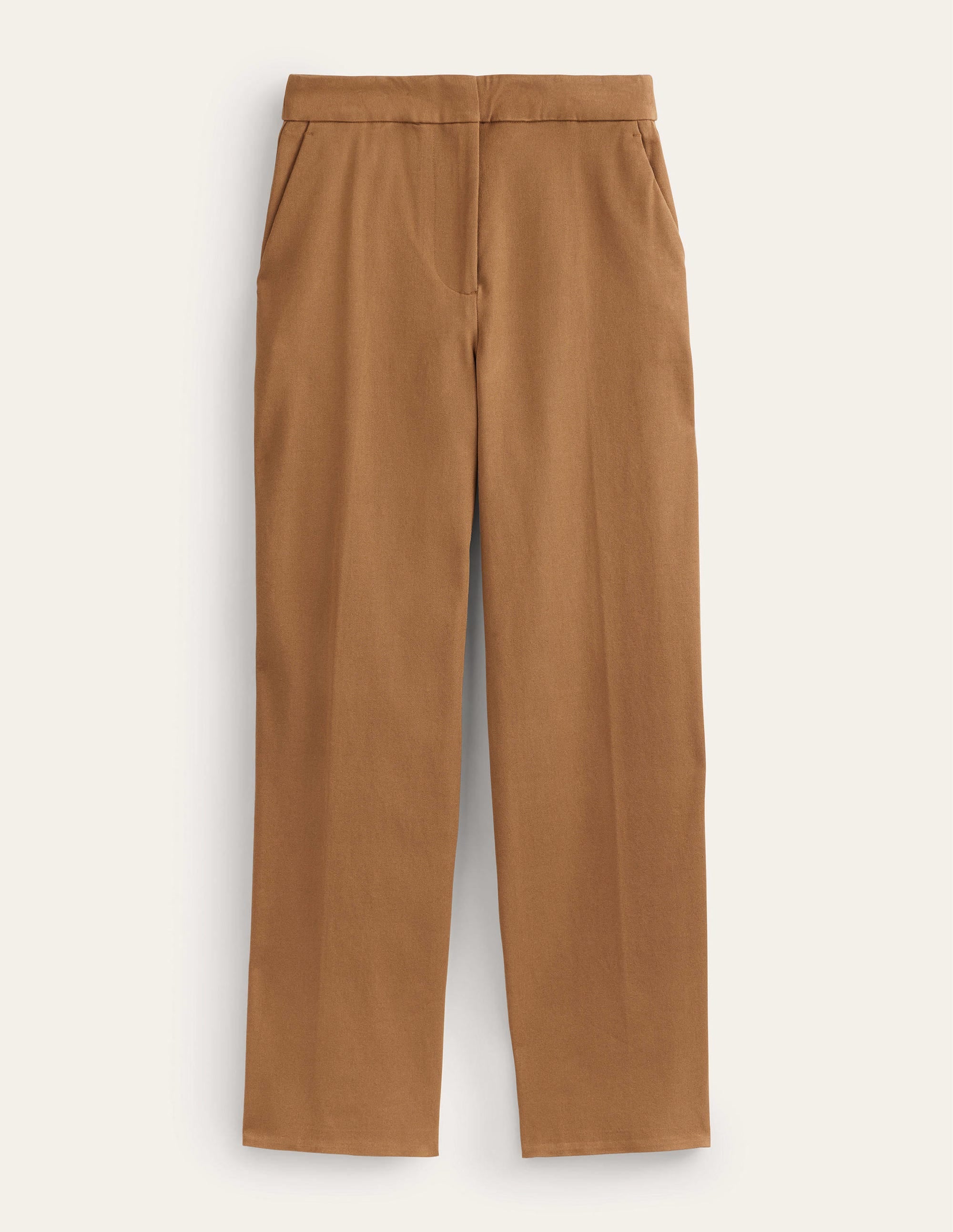 Gerade geschnittene Hose mit 2-Wege-Stretch-Karamellbraun - Image 10
