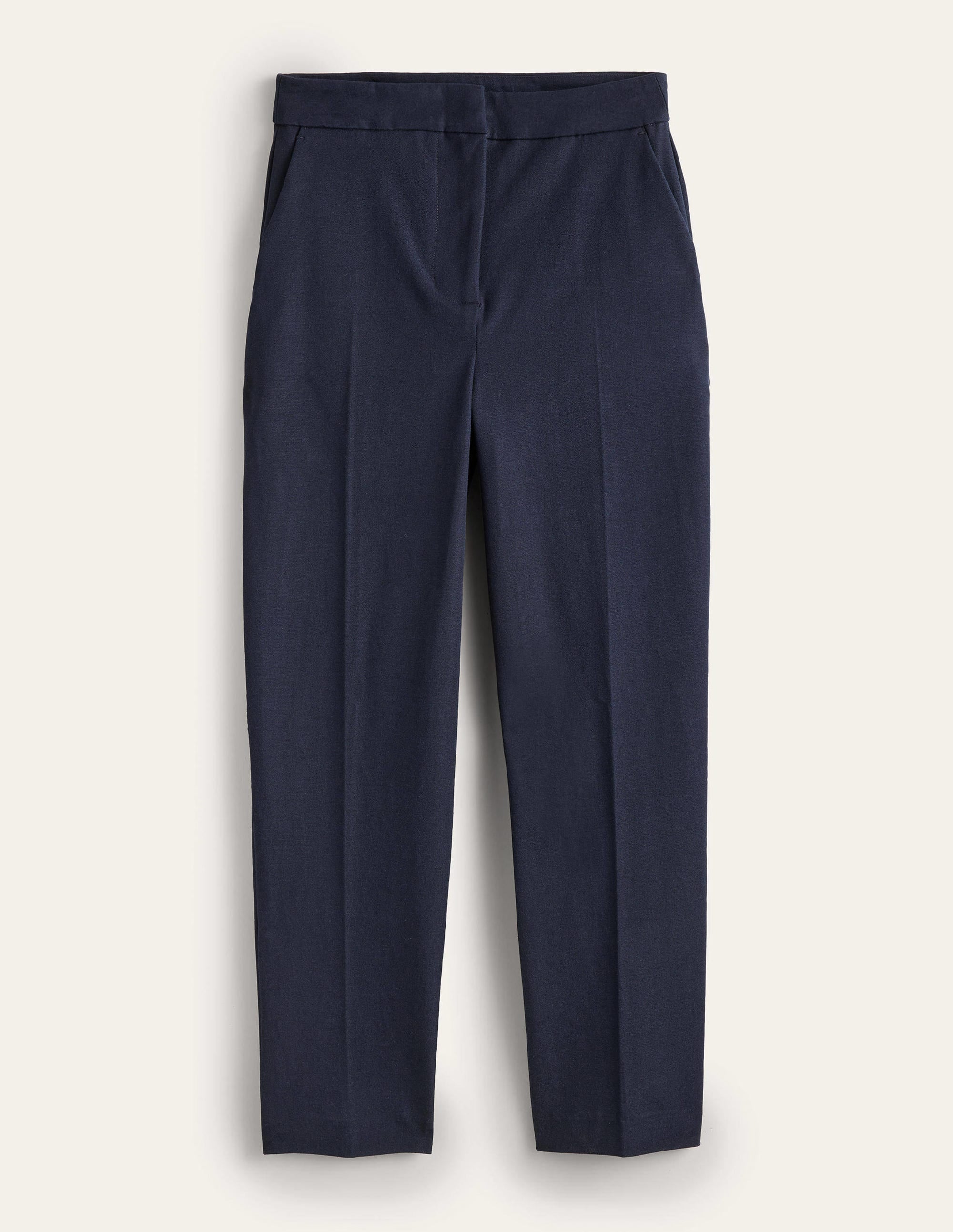 Bi-Stretch Tapered Trousers-Navy - Image 6