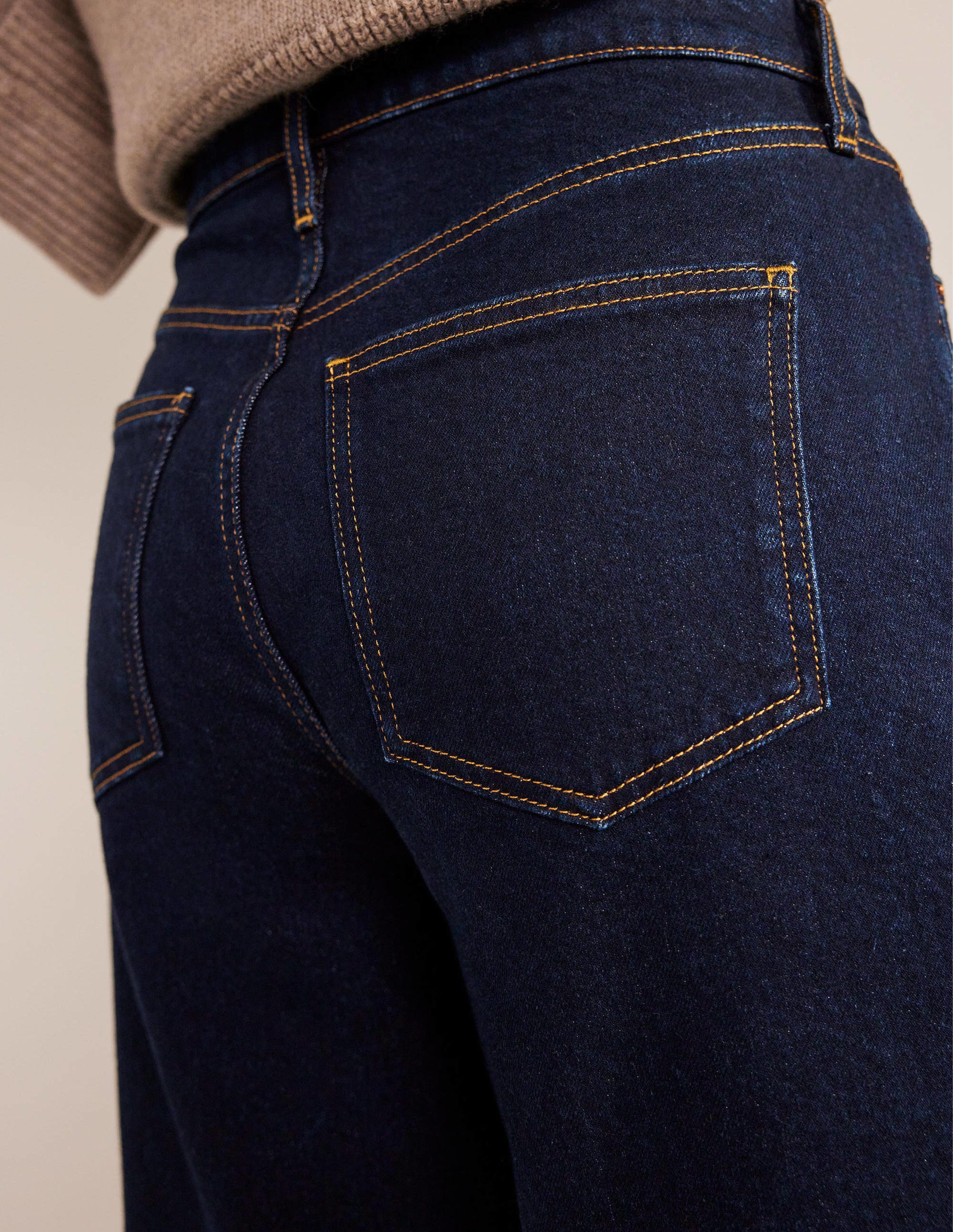 Jean à revers-Indigo - Image 2