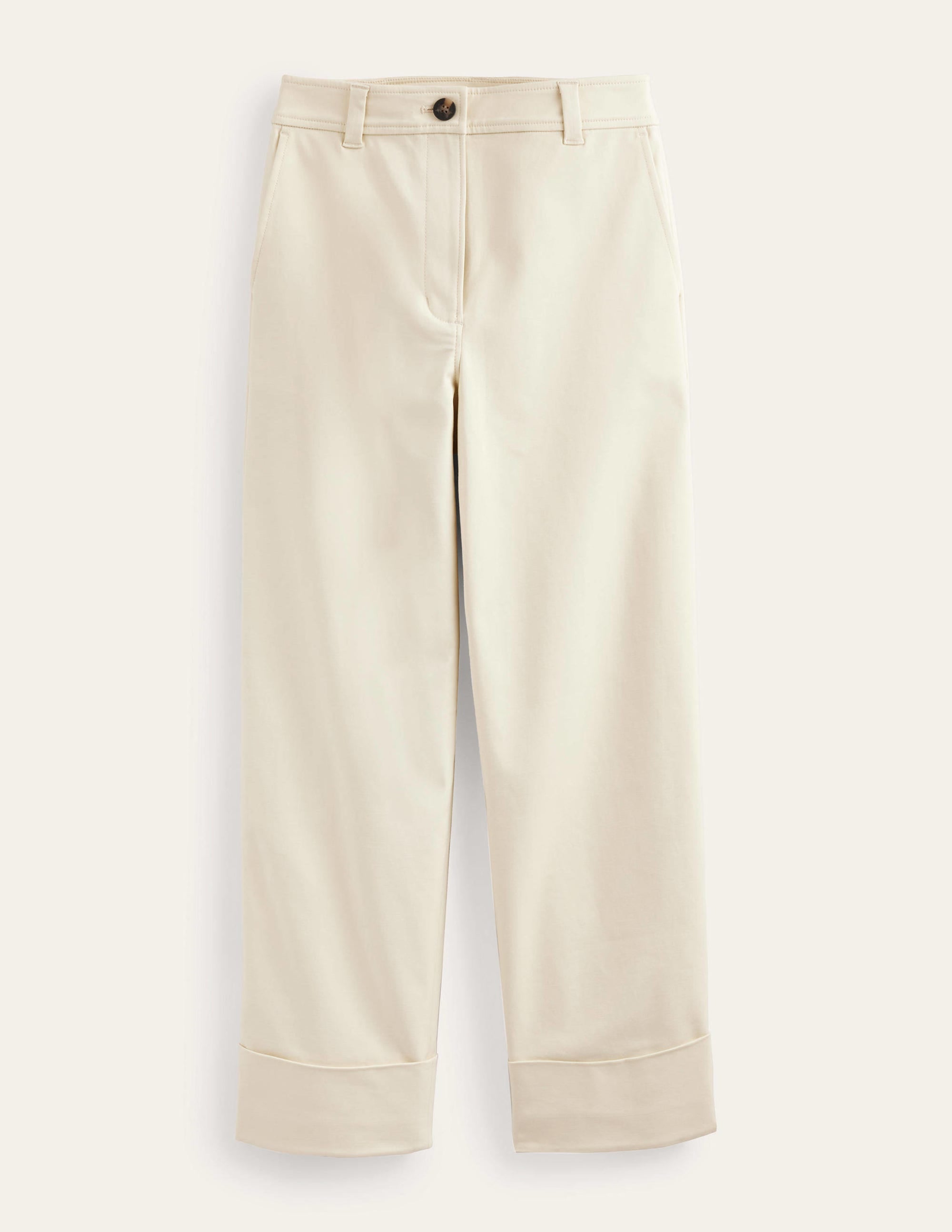 Tailored Turn Up Trousers-Pistachio Shell - Image 6