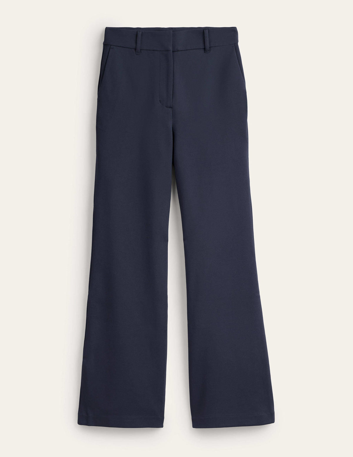 Ausgestellte Ponte-Hose-Marineblau - Image 6