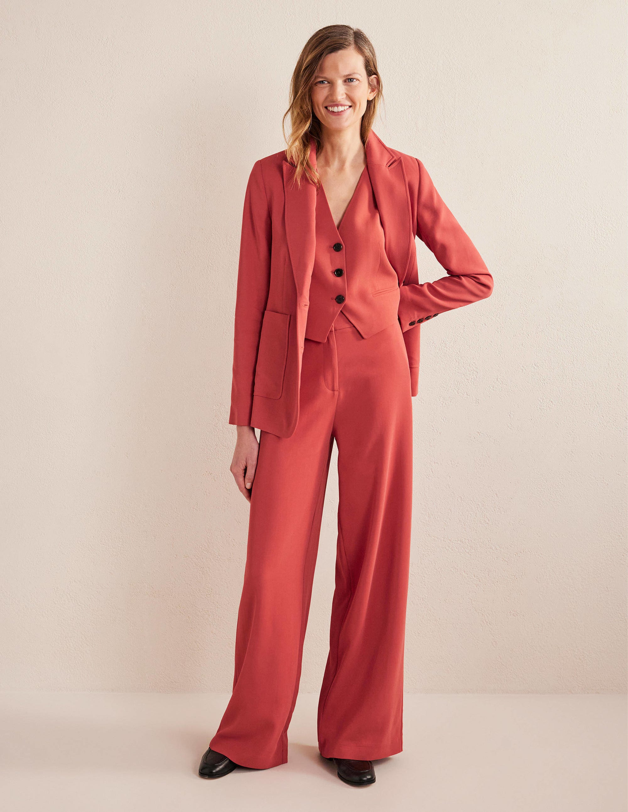 Pantalon large et fluide-Renard - Image 1