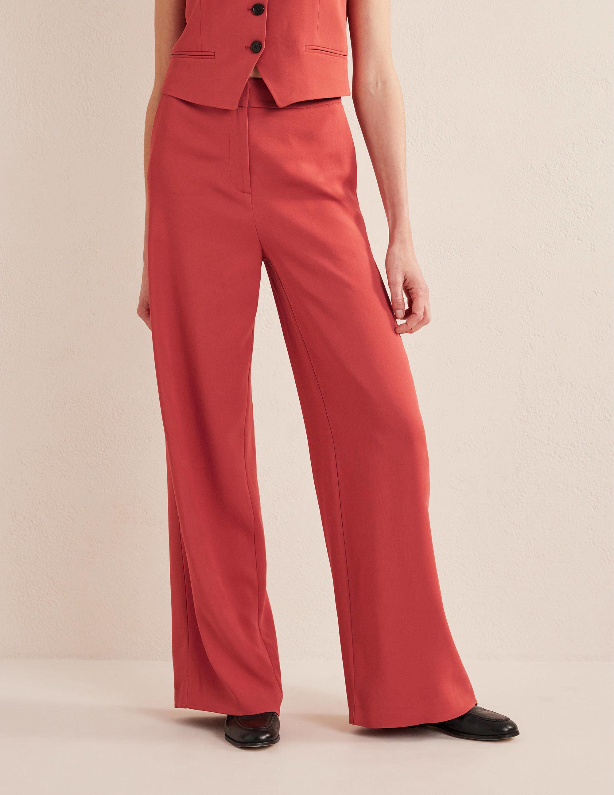 Pantalon large et fluide-Renard - Image 4