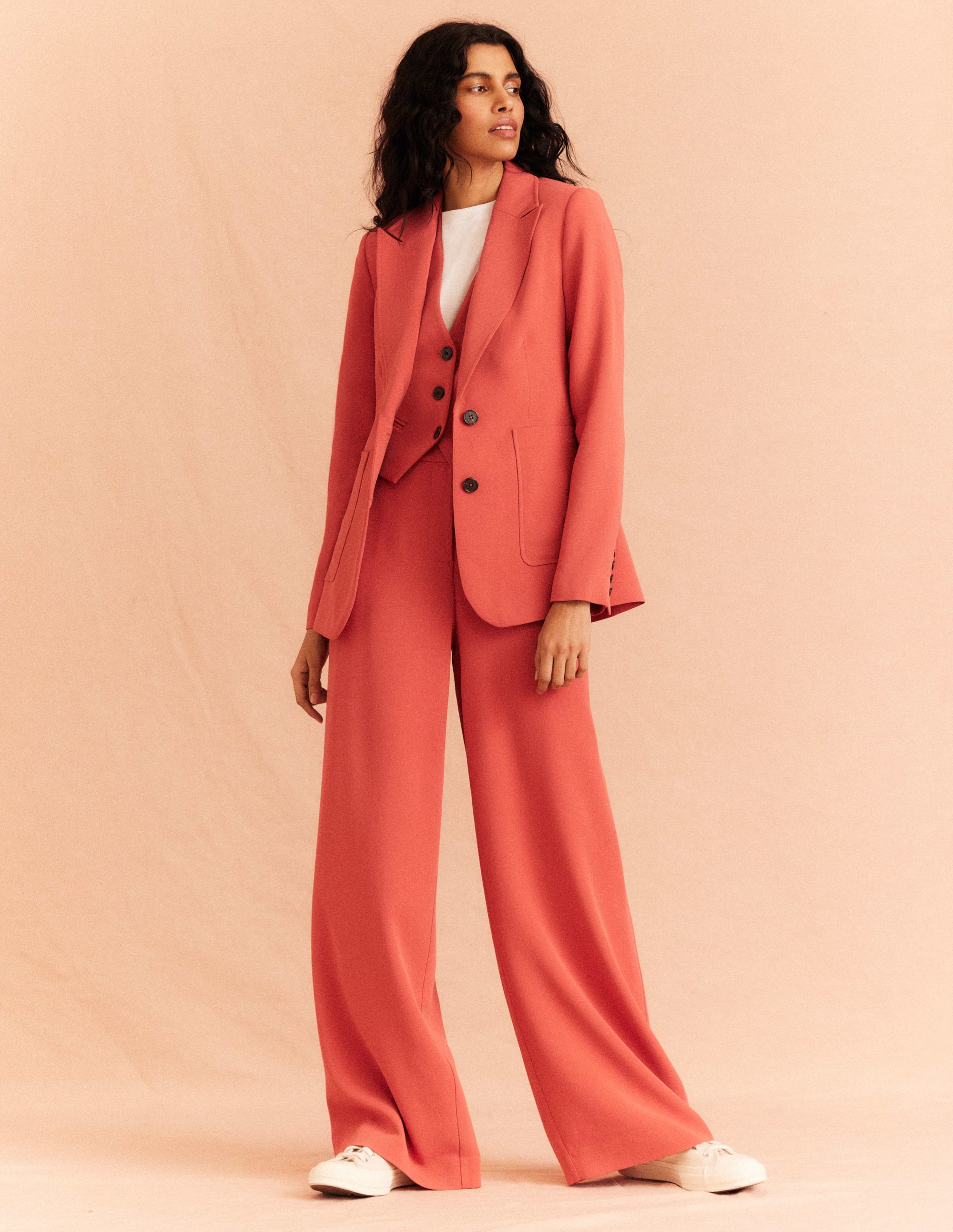 Pantalon large et fluide-Renard - Image 6