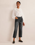 Boyfriend-Jeans-Schwarz