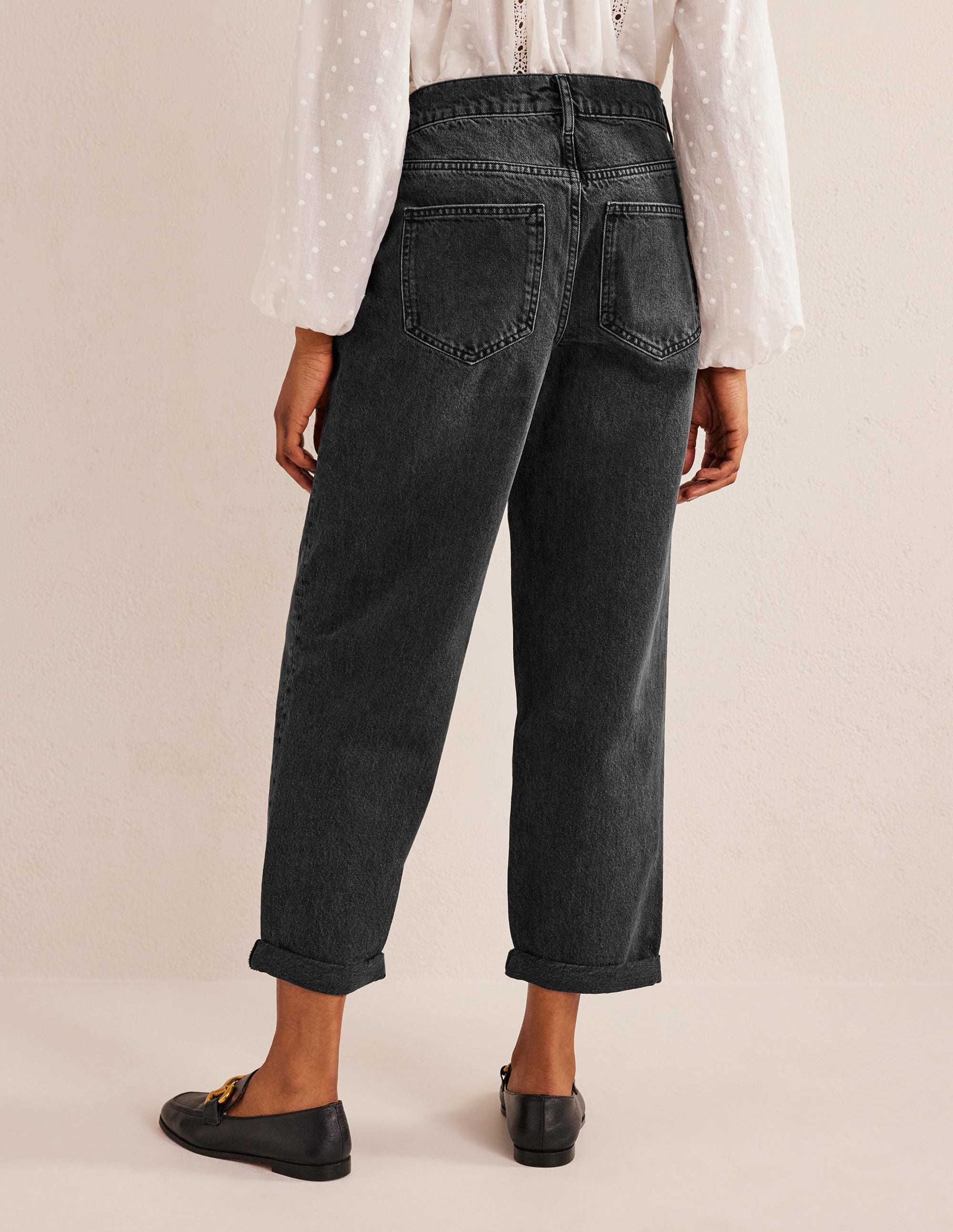 Boyfriend-Jeans-Schwarz - Image 3