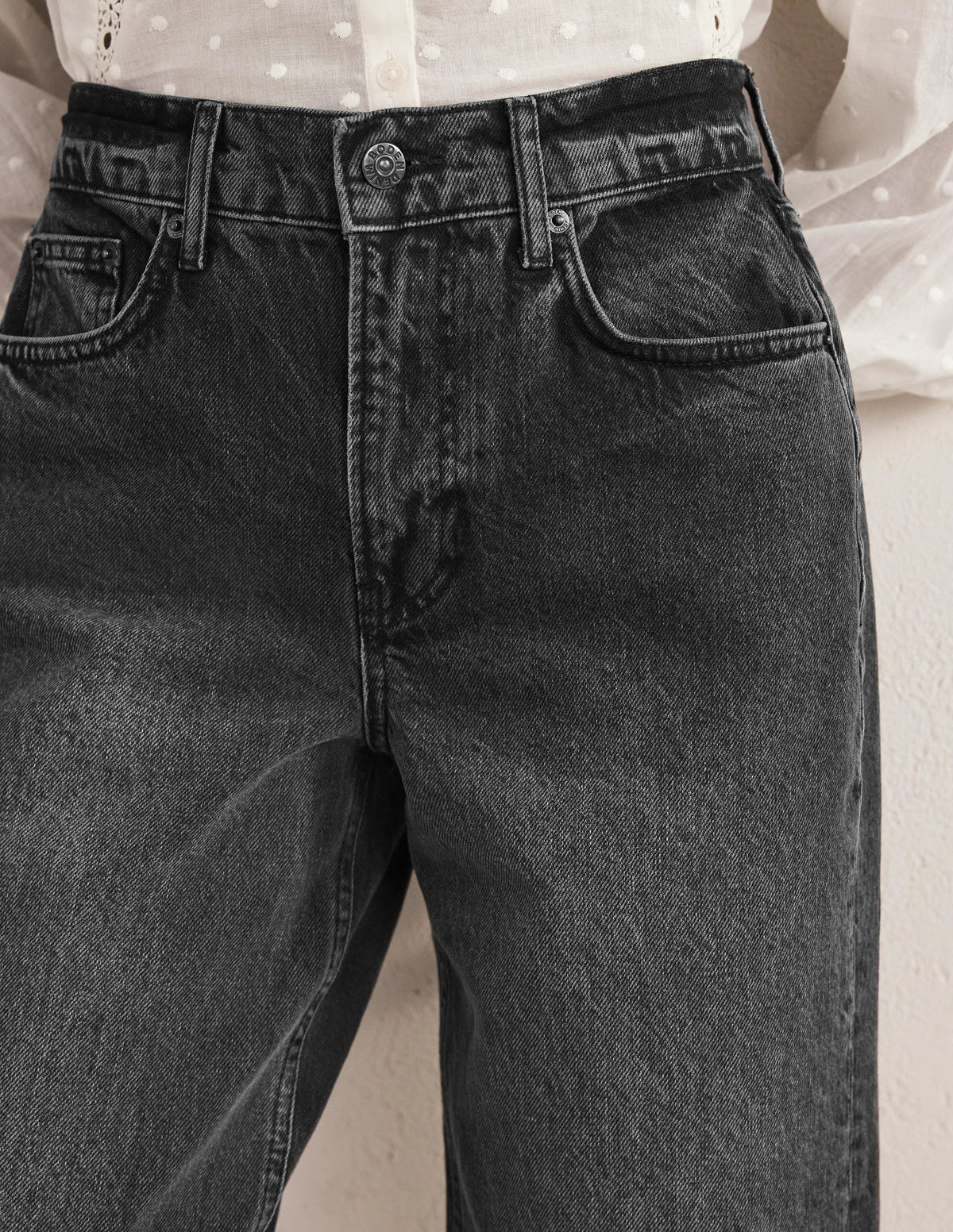 Boyfriend-Jeans-Schwarz - Image 5