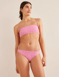 Klassische Bikinihose-Zuckerwattenrosa, Strukturiert