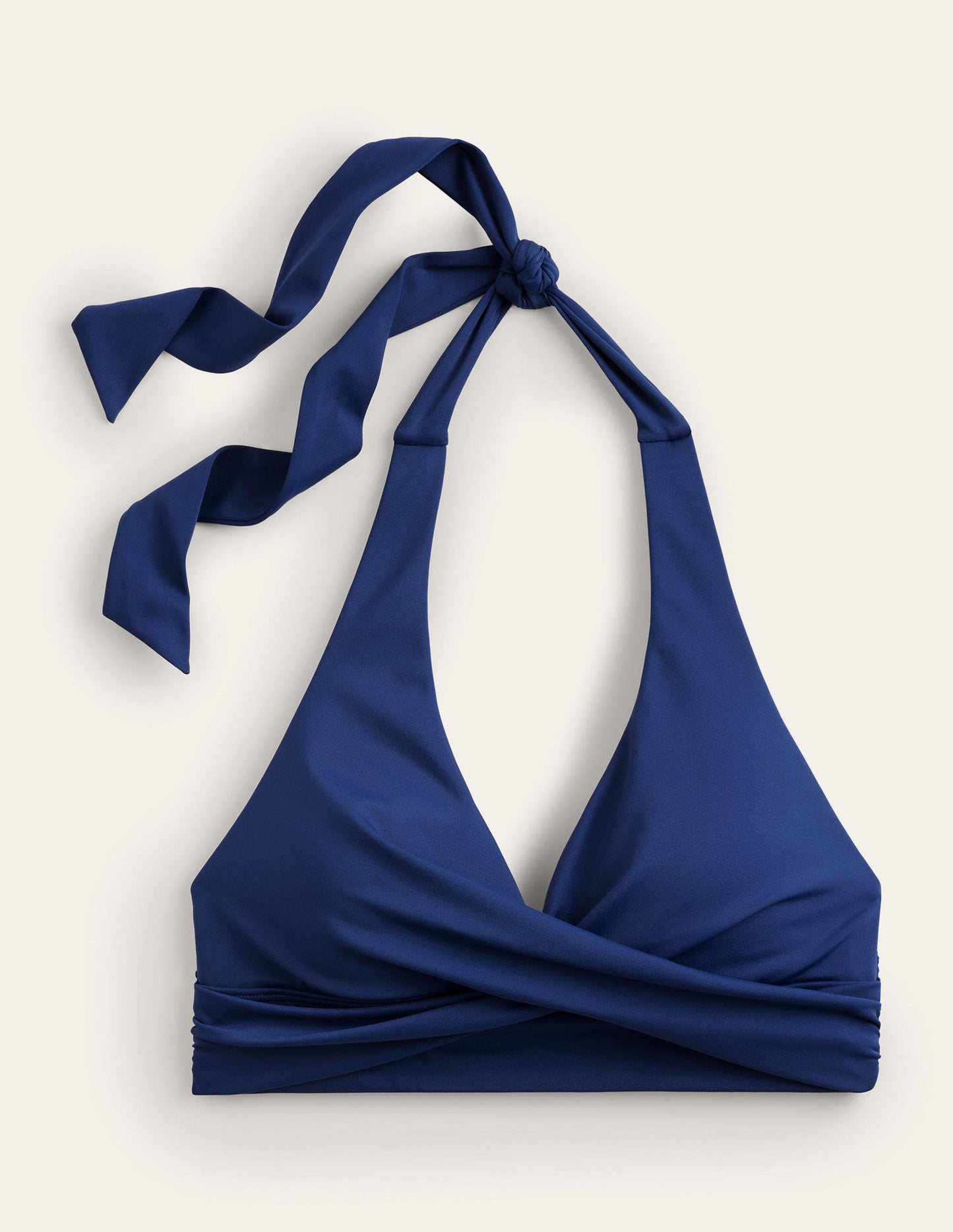 Levanzo Neckholder-Bikinioberteil-Französisches Marineblau