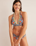 Haut de bikini Merano à col V échancré-Multi, tuile tapisserie