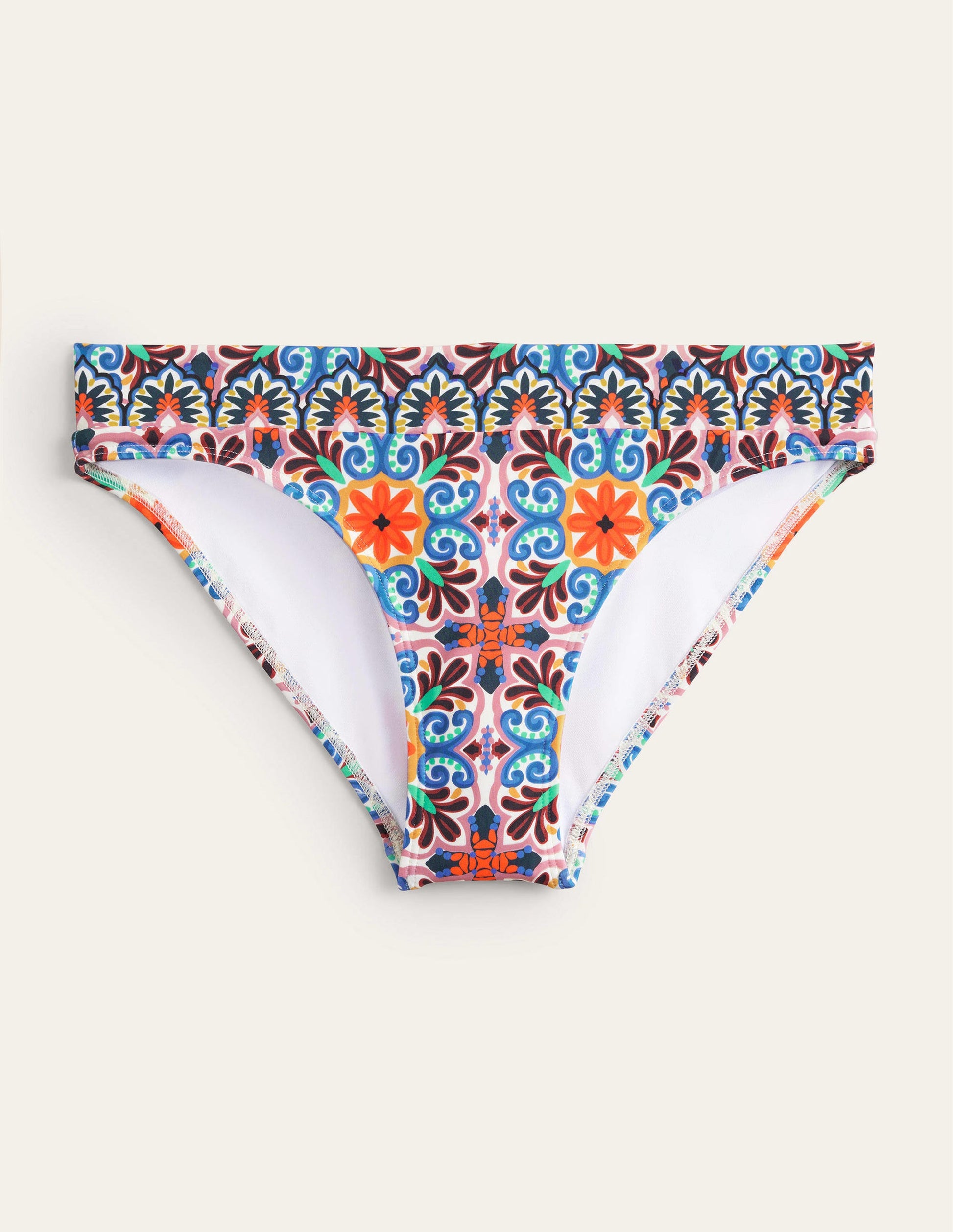 Ithaca Bikinihose mit Einsatz-Bunt, Gobelinmuster-5