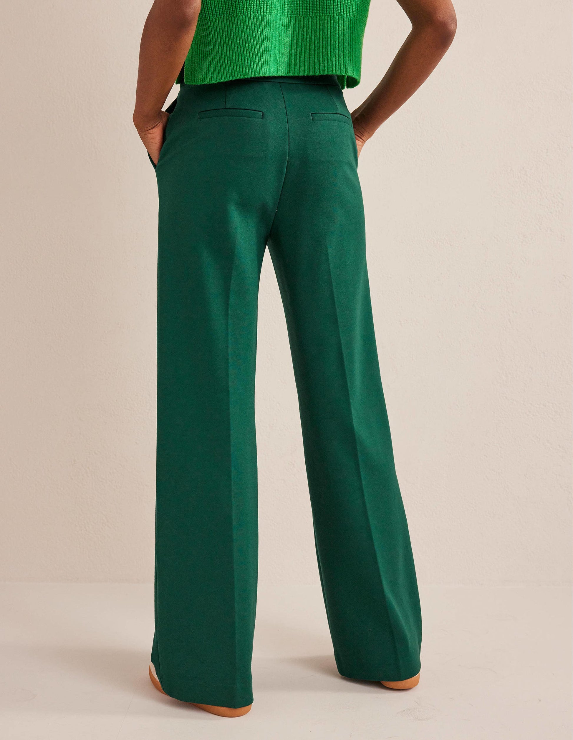 Westbourne Ponté-Hose-Dunkles Smaragdgrün-3