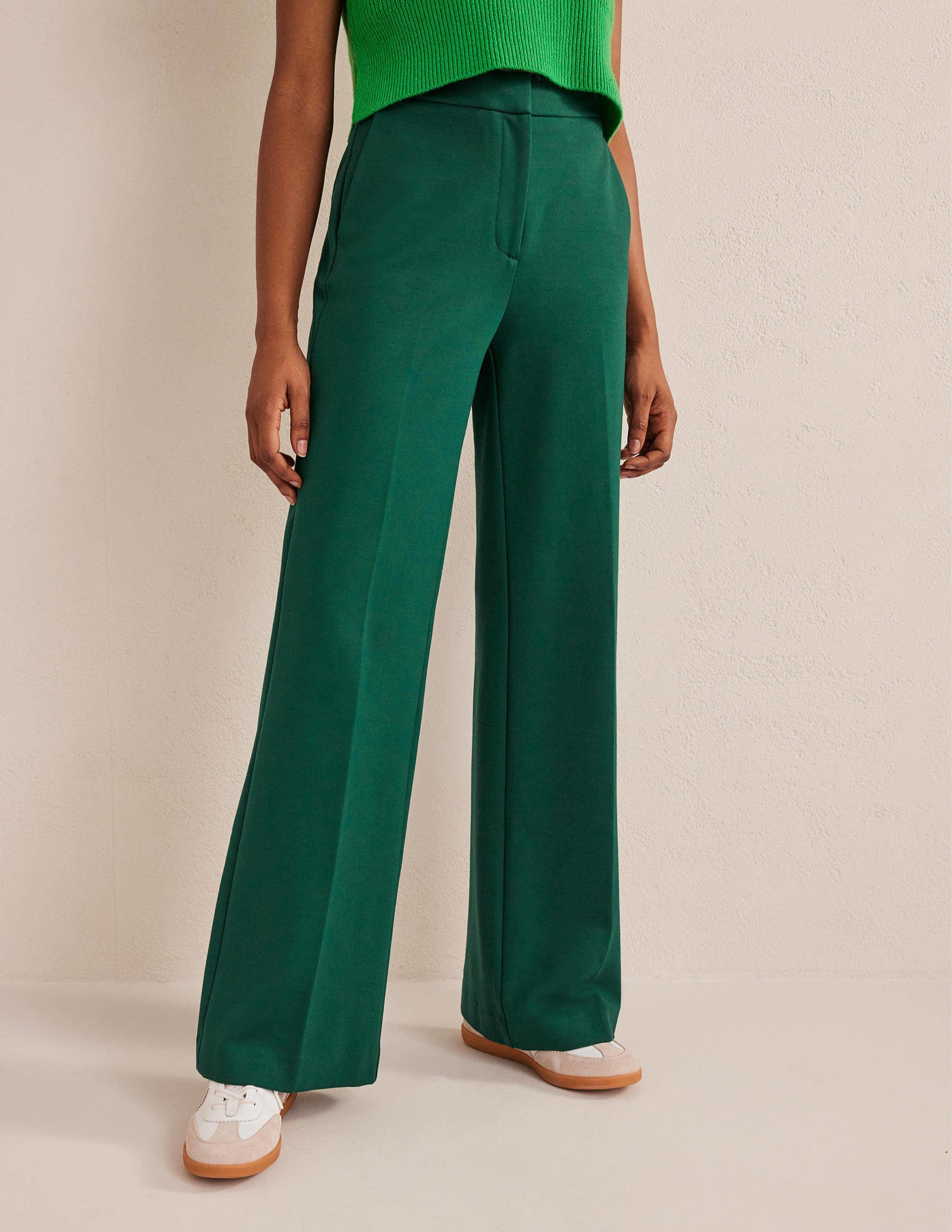 Westbourne Ponté-Hose-Dunkles Smaragdgrün-5