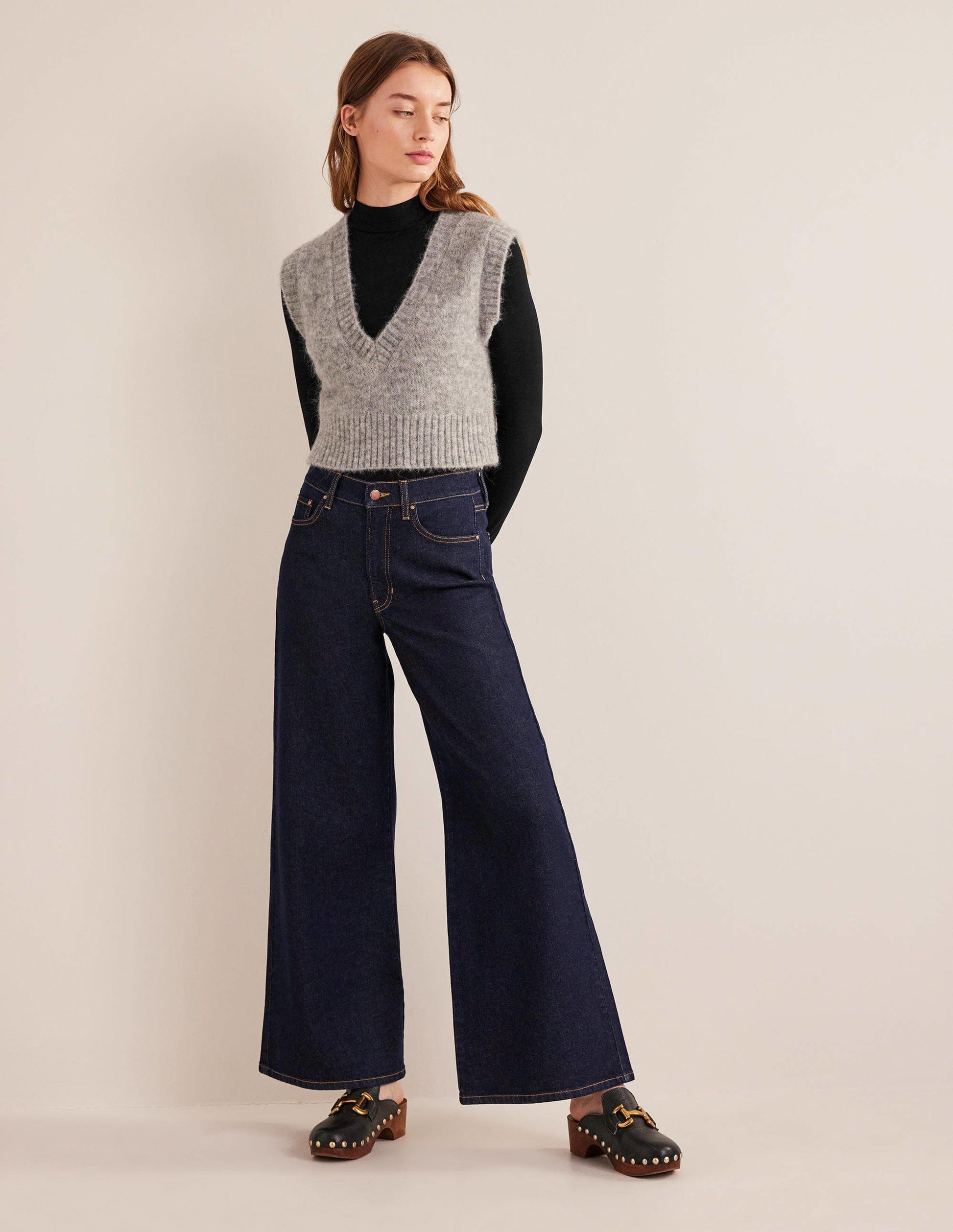 Jersey High Neck Top-Black-5